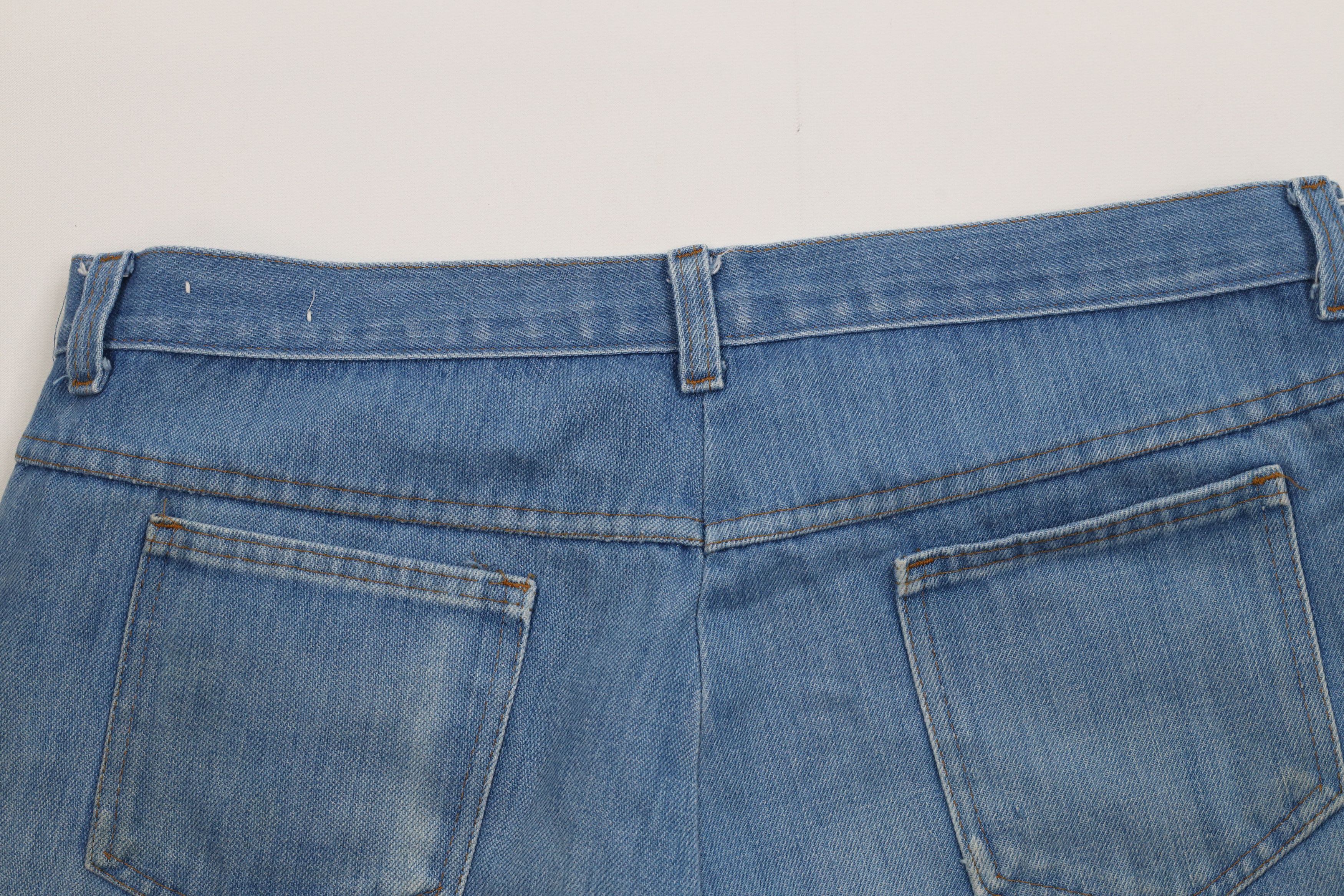 Vintage Vintage 70s Streetwear Above Knee Denim Jean Short USA Size US 36 / EU 52 - 12 Thumbnail