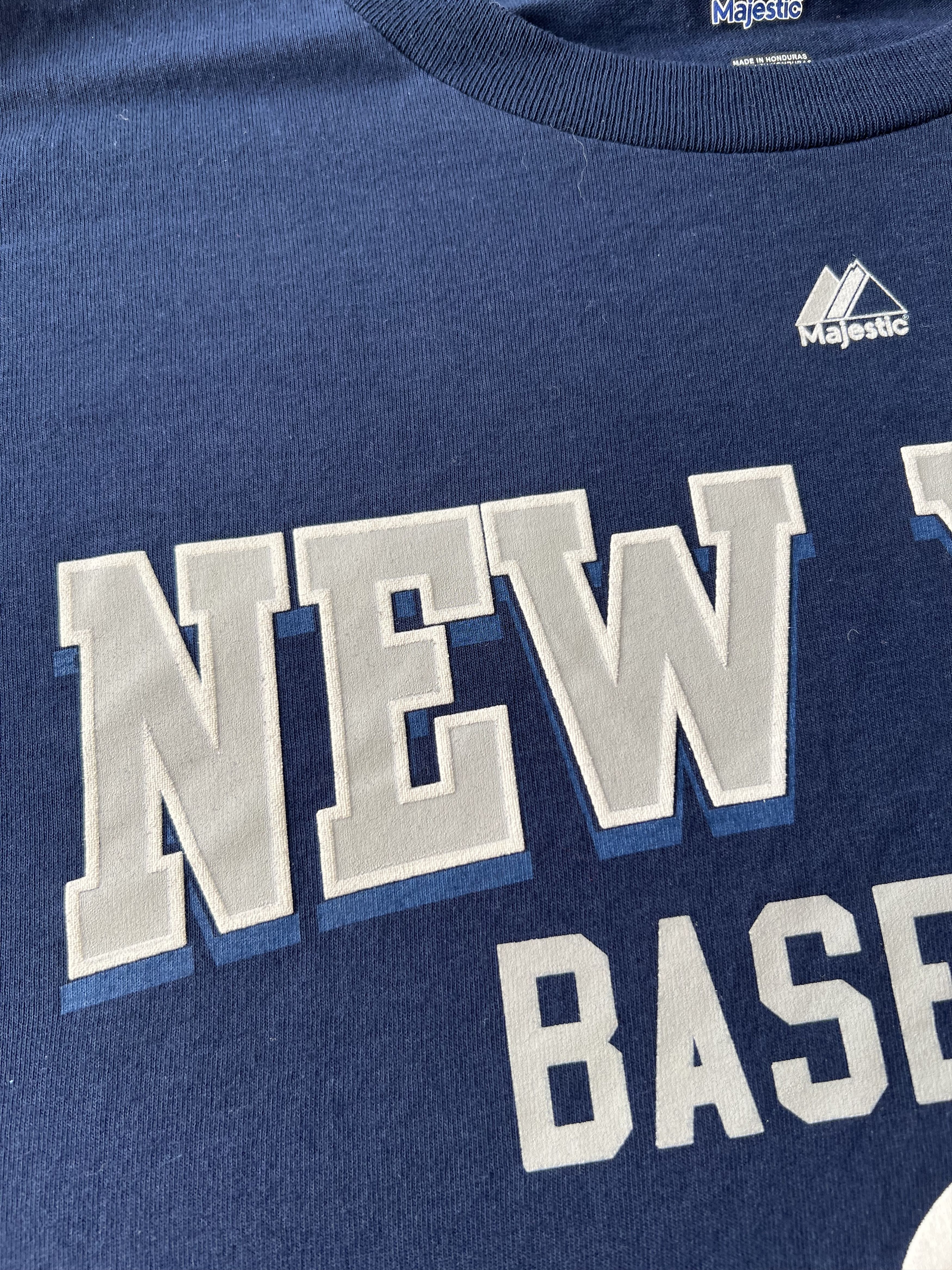 MLB New York Yankees Baseball MLB Majestic Navy T-shirt Size US XL / EU 56 / 4 - 4 Thumbnail