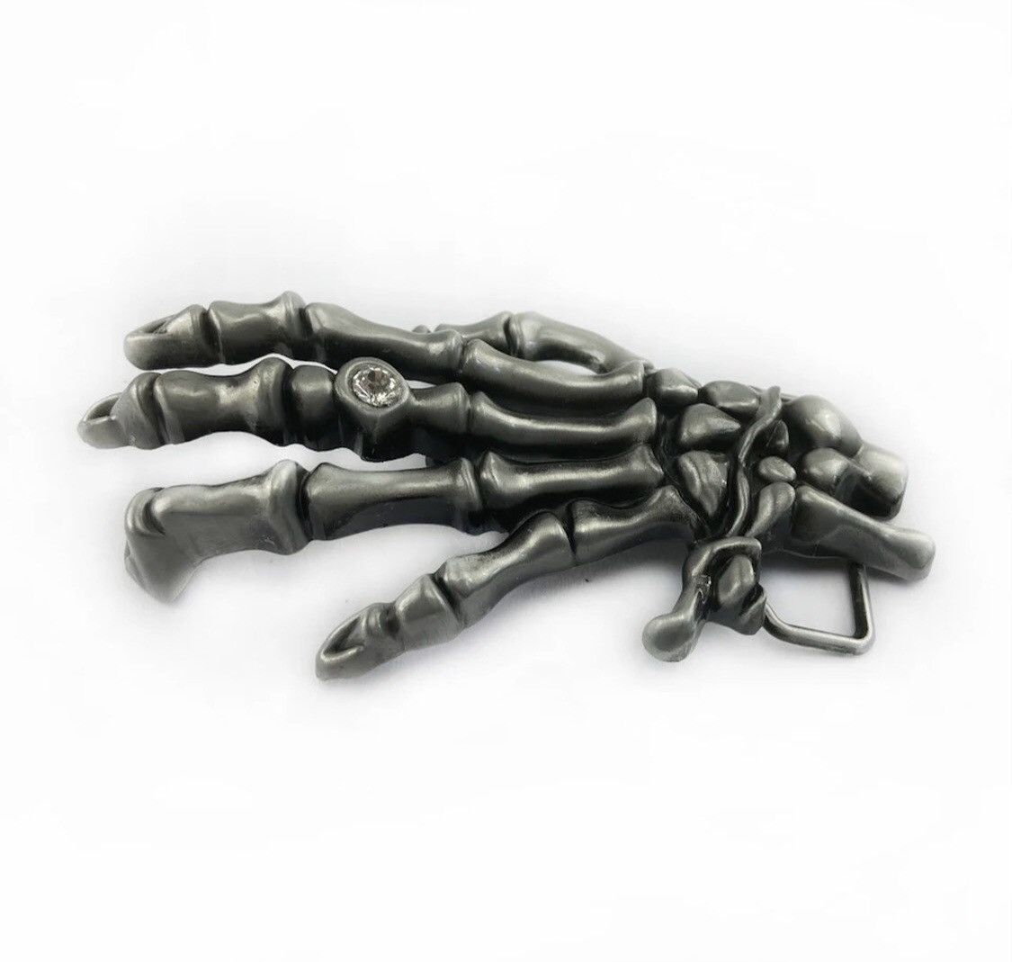 Other Skull Hands Metal belt buckle ( no belt ) Size ONE SIZE - 3 Thumbnail
