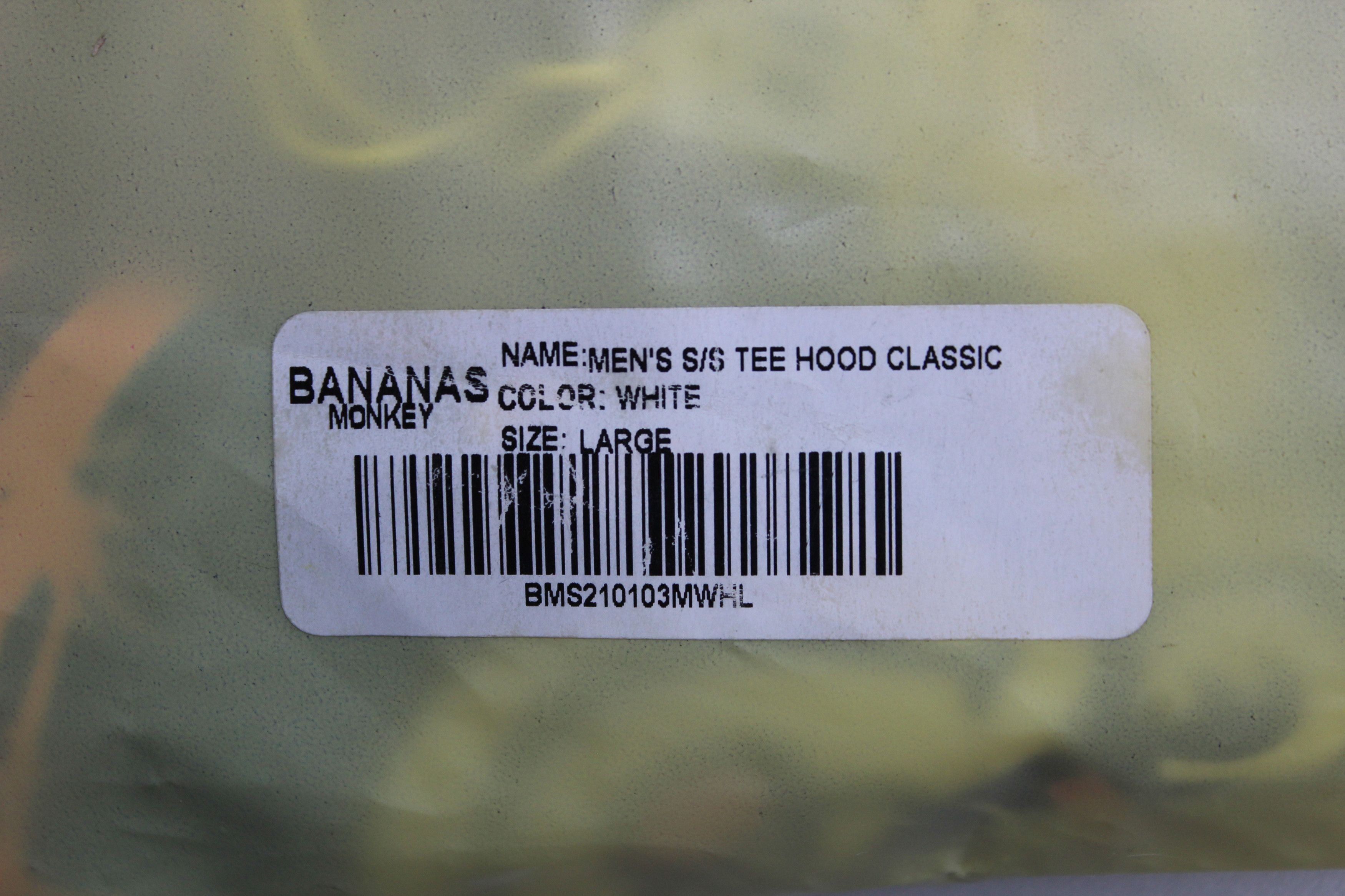 Other Bananas Monkey Short Sleeve Tee Shirt HOOD CLASSIC Size US L / EU 52-54 / 3 - 4 Thumbnail
