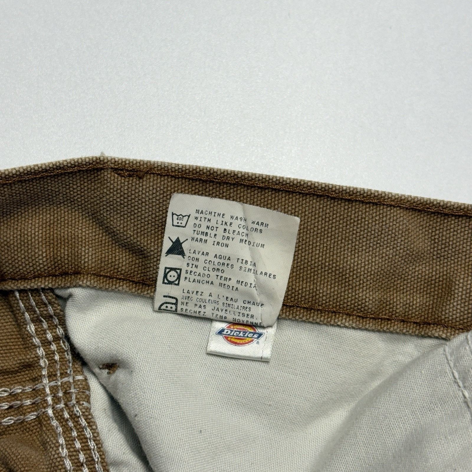 Dickies Vintage Dickies Carpenter Relaxed Fit Canvas Pants 38x32 Size US 38 / EU 54 - 9 Thumbnail