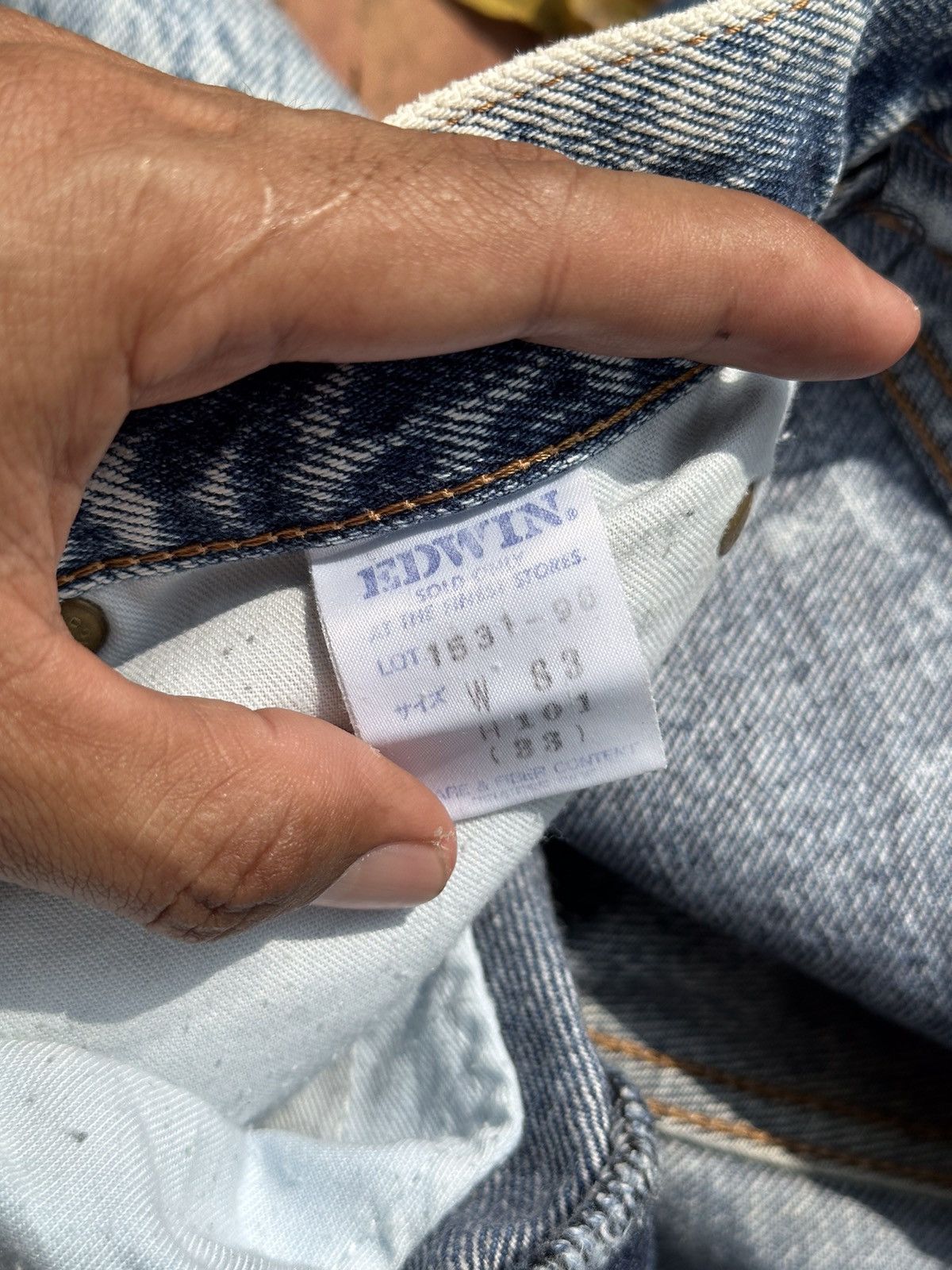 If Six Was Nine Edwin Skinhead Acid wash Style Denim. Size US 32 / EU 48 - 7 Thumbnail