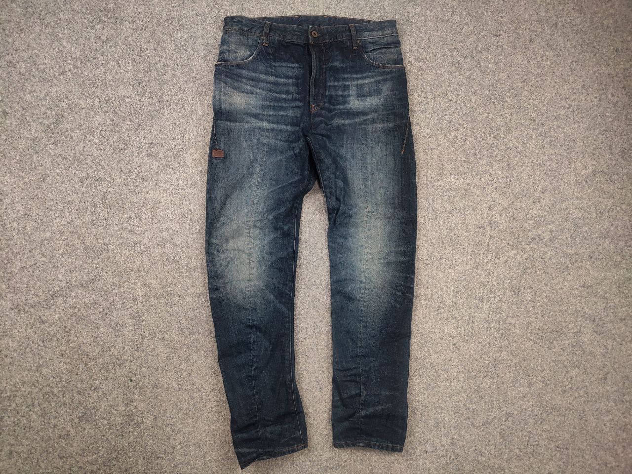 G-Star G Star Raw lanc 3d tapered Faded Denim Jeans Vintage LGB Size US 34 / EU 50 - 2 Thumbnail