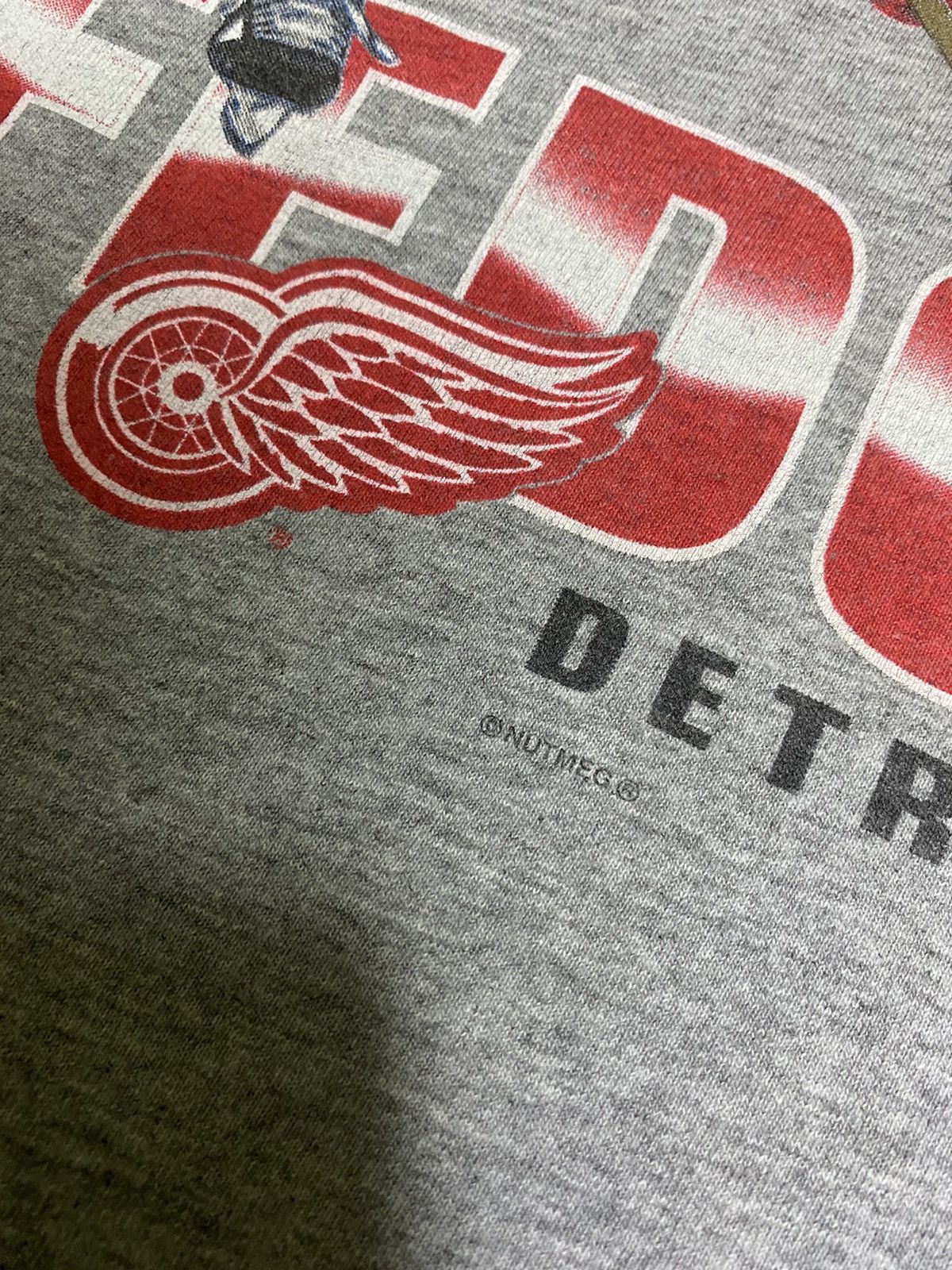 Lee × NHL × Vintage Vintage 90’s Detroit Red Wings Sergei Fedorov Lee Sport Tee Size US L / EU 52-54 / 3 - 11 Thumbnail