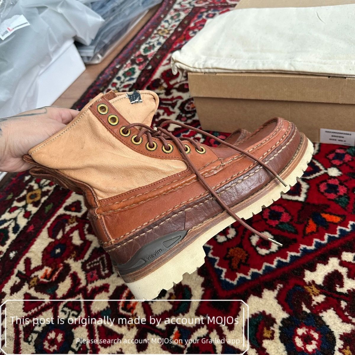 Visvim Sz 8.5 Visvim 23AW ICT Mud Grizzly Leather Boots mojos1319 Size US 8.5 / EU 41-42 - 3 Thumbnail