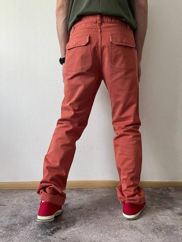 Designer × Vintage Vintage Italian Straight Teraccota Pants Jeans Size 52 Size US 33 - 10 Thumbnail