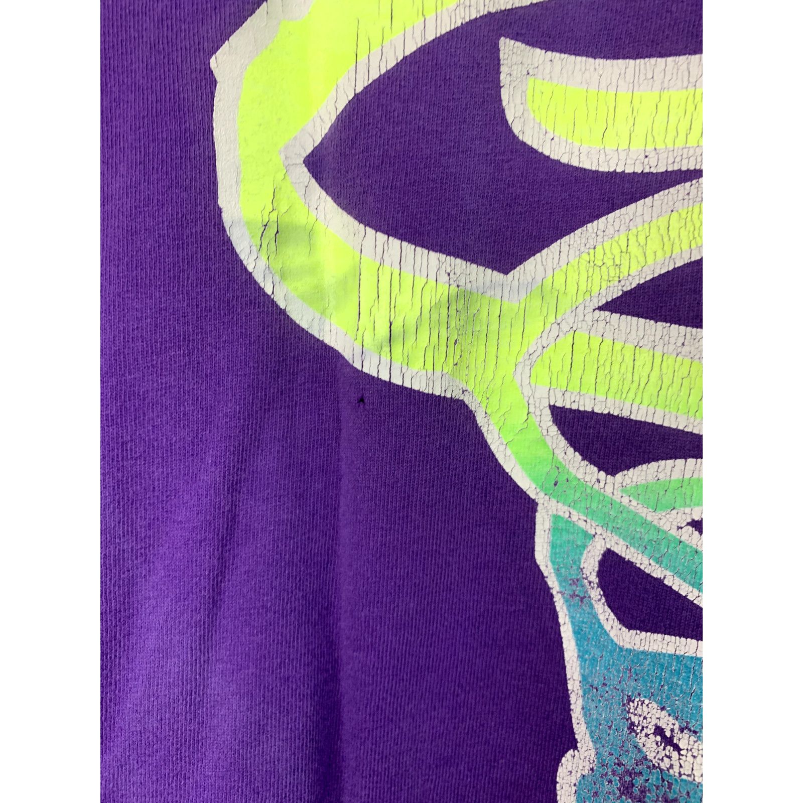 Fruit Of The Loom Vintage Darkprint Imaging Logo Tornado 90s Tee T-Shirt XL Size US XL / EU 56 / 4 - 10 Thumbnail