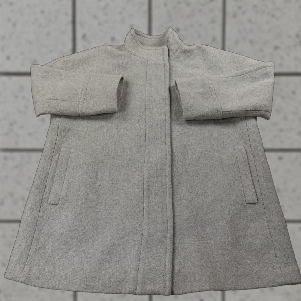 J.Crew **J Crew Women's Mid-Length Wool Blend Coat 22 Gray Full Zip Lined** User: J Crew Women's Mid-Length Wool Blend Coat 22 Gray Full Zip Lined Size 3XL / US 20-22 - 1 Thumbnail