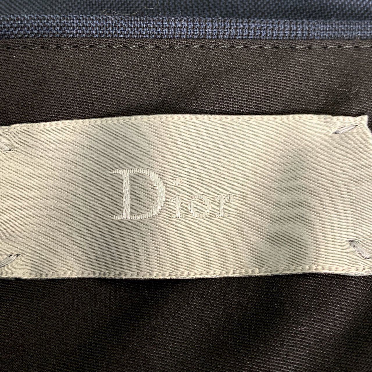 Dior Dior Mens Navy Blue Virgin Wool Straight-Leg Suit Trousers 4 Size US 32 / EU 48 - 2 Thumbnail