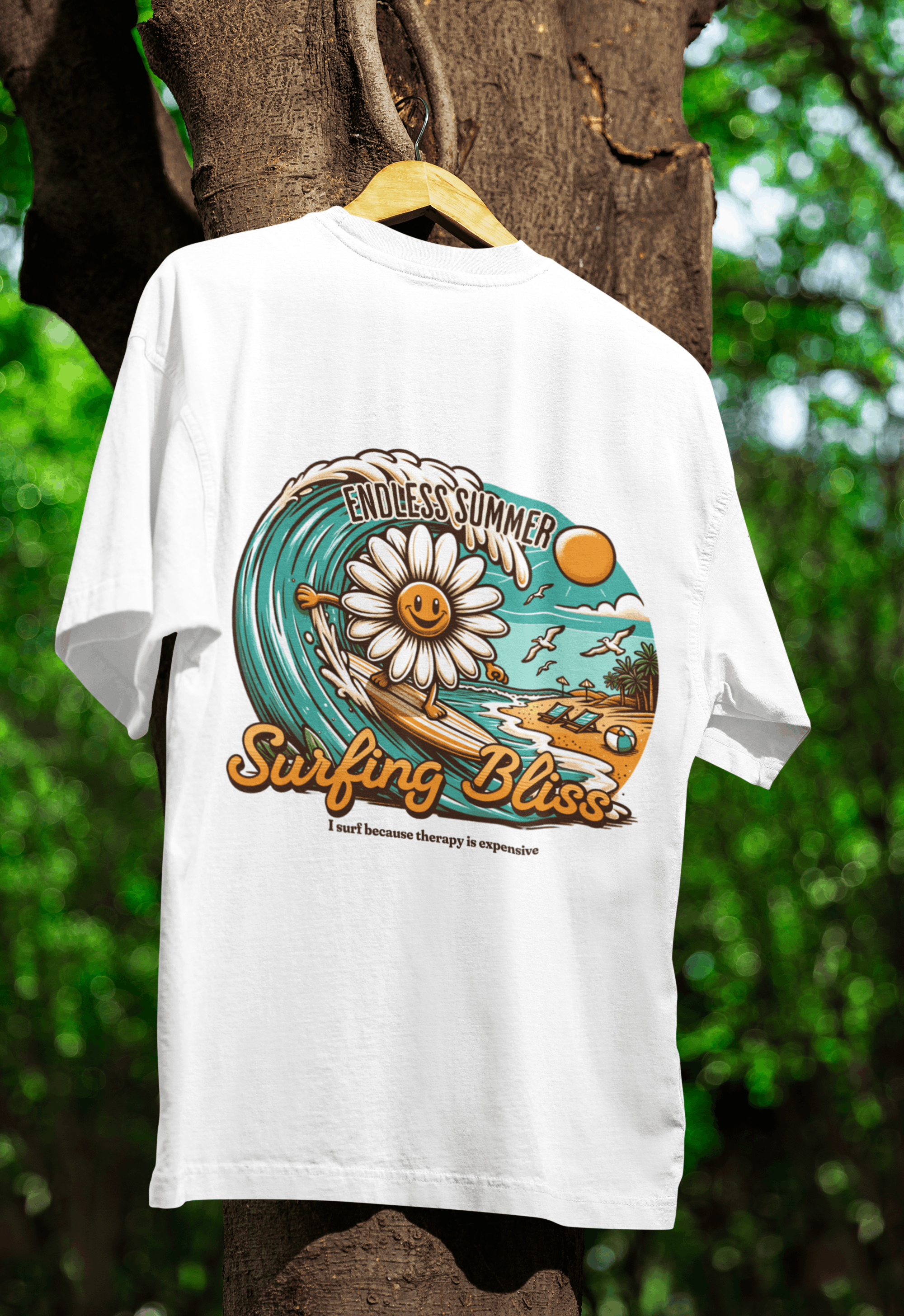 Other Surfing Bliss – Endless Summer Beach Tee Size US M / EU 48-50 / 2 - 1 Thumbnail