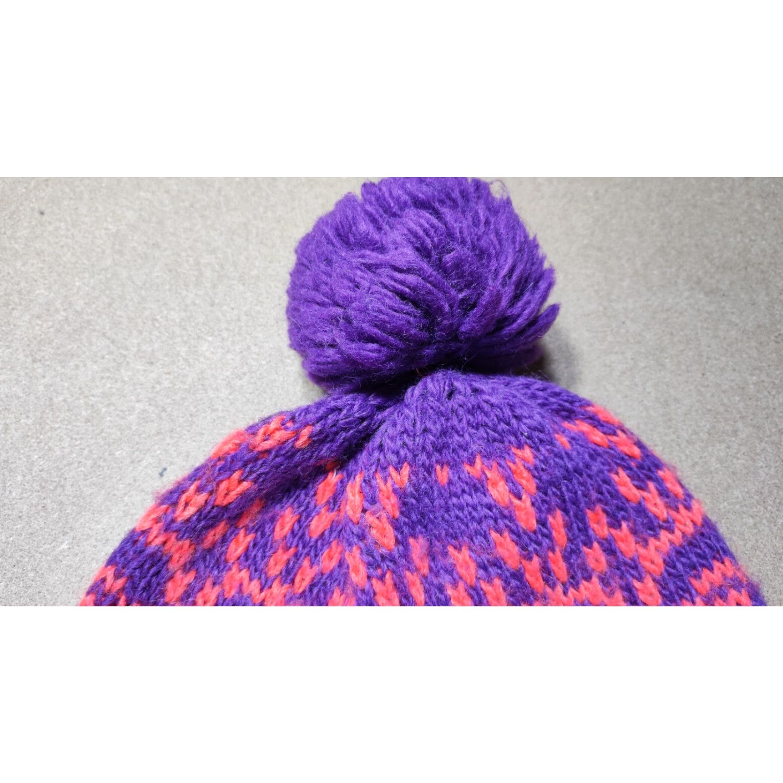 Helly Hansen Helly Hansen Womens Beanie Hat One Size Winter Thermal Striped Pom Knit Wool Acrylic Multicolor Hat Womens Size ONE SIZE - 4 Thumbnail