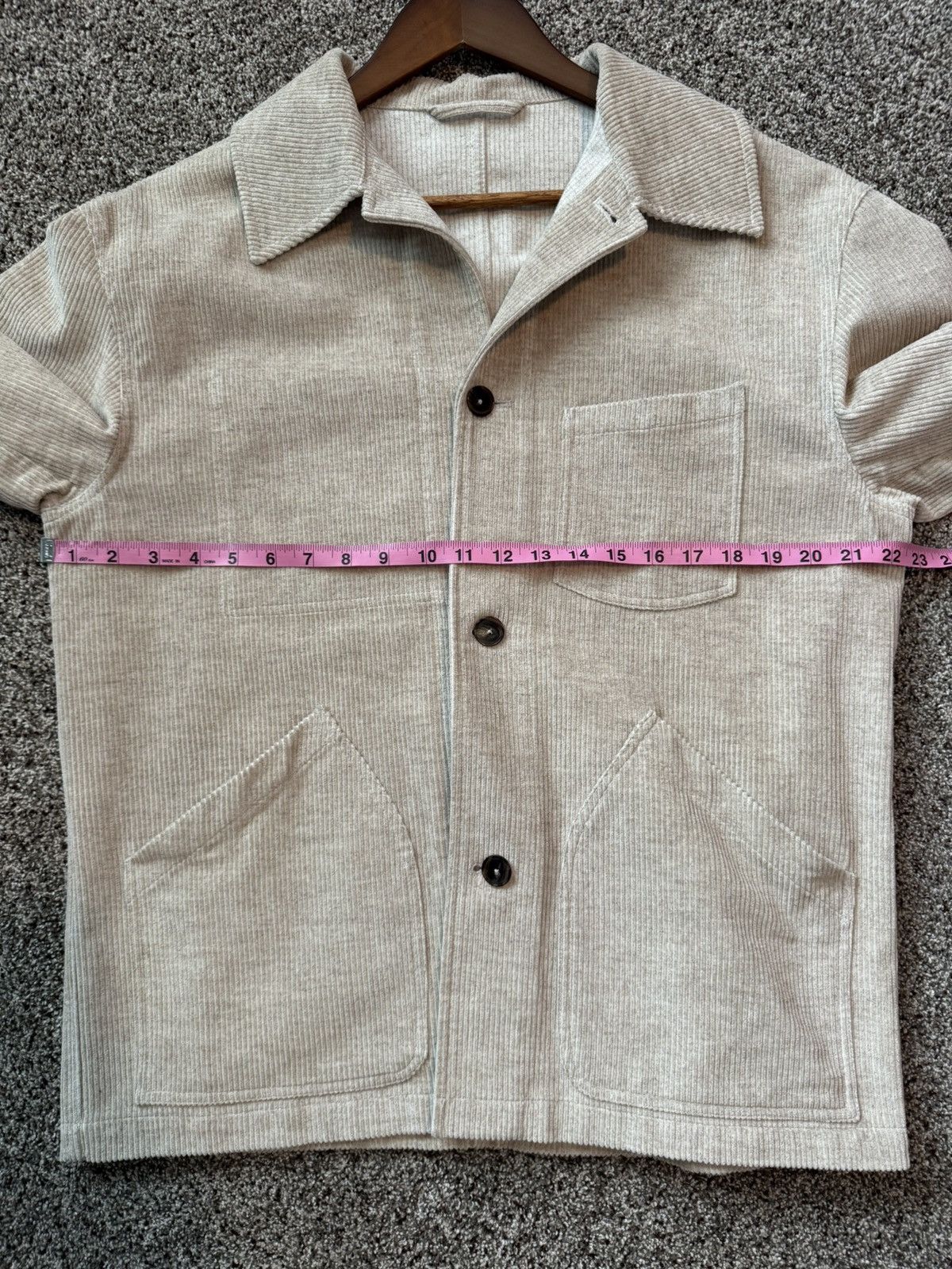 De Bonne Facture De Bonne Facture Cotton and Linen-Blend Corduroy Overshirt Size US S / EU 44-46 / 1 - 6 Thumbnail
