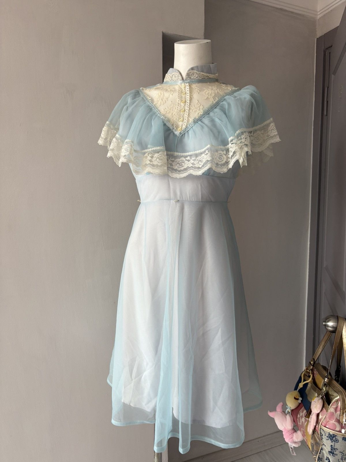 Vintage Antique dress Size XS / US 0-2 / IT 36-38 - 10 Thumbnail