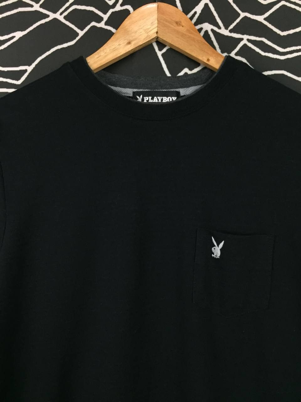 Playboy × Vintage Vtg Playboy Small Logo Pocket Longsleeve Tee Size US M / EU 48-50 / 2 - 3 Thumbnail