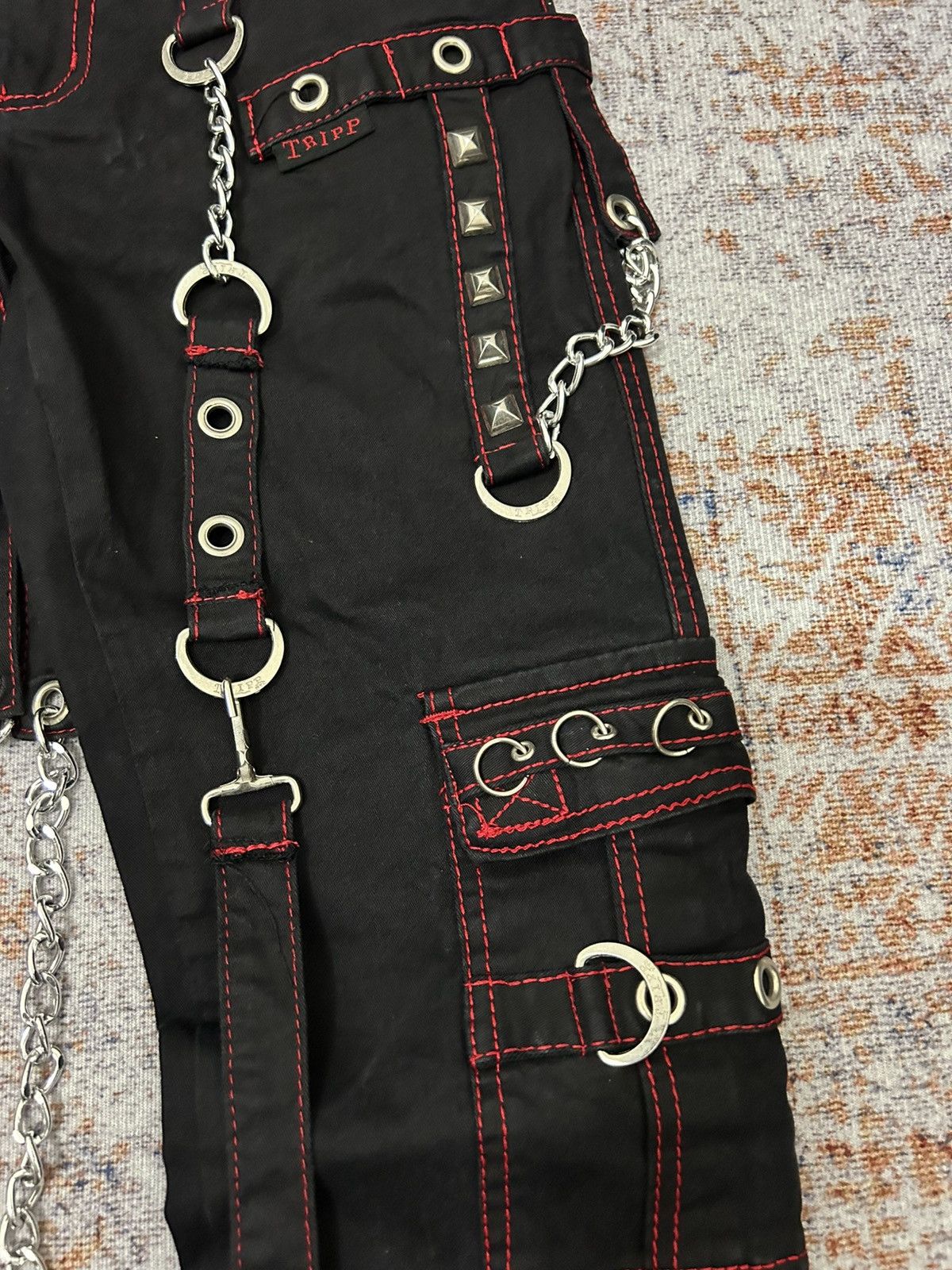 Tripp NYC Bondage Studded Pants