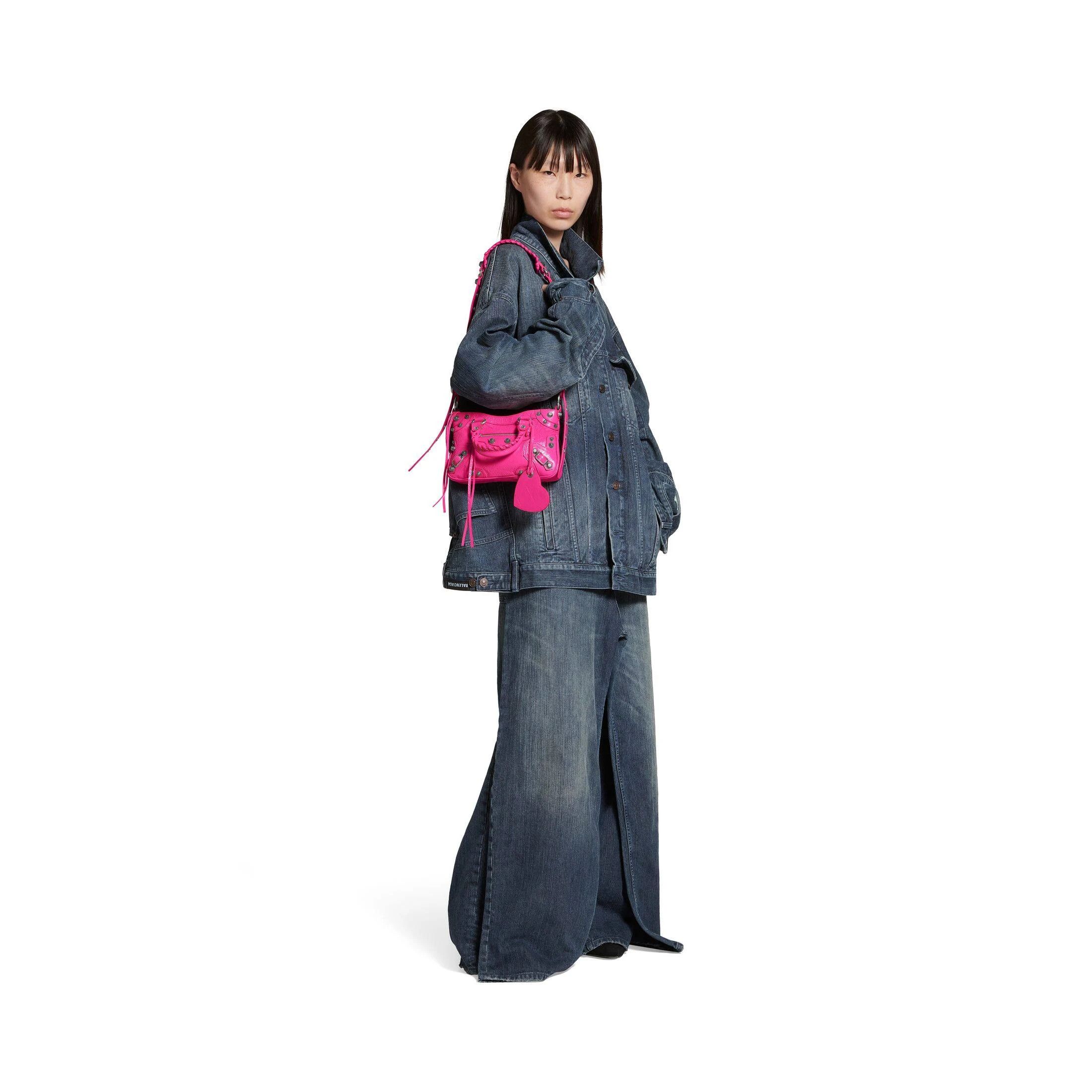 Balenciaga o1srvl11e1124 Size: OS / Neo Cagole Small Tote Bag in Pink Size ONE SIZE - 2 Thumbnail
