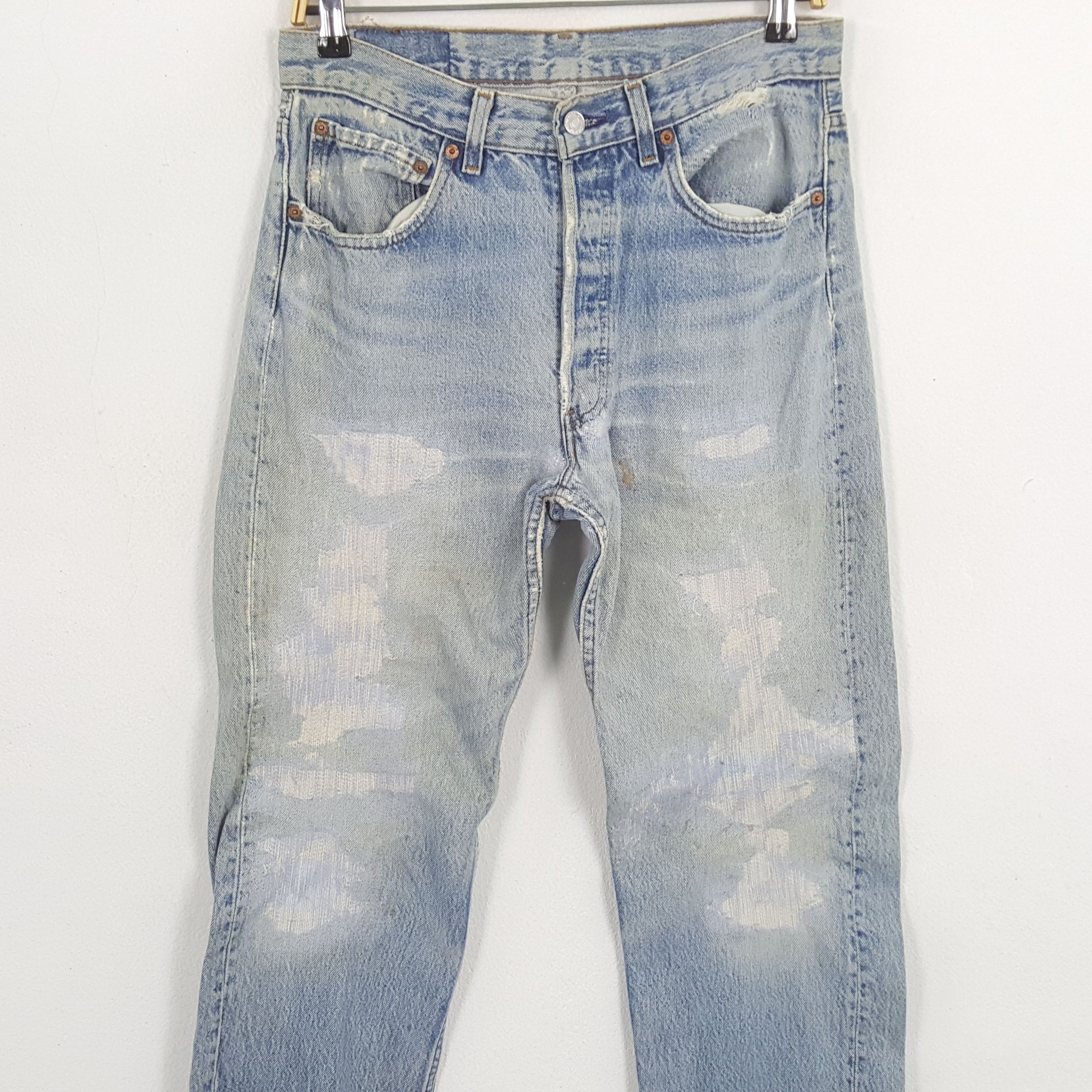Levi's × Levi's Vintage Clothing × Vintage Vintage LEVI'S Kurt Cobain Distressed Style Denim Jeans Size US 30 / EU 46 - 2 Thumbnail
