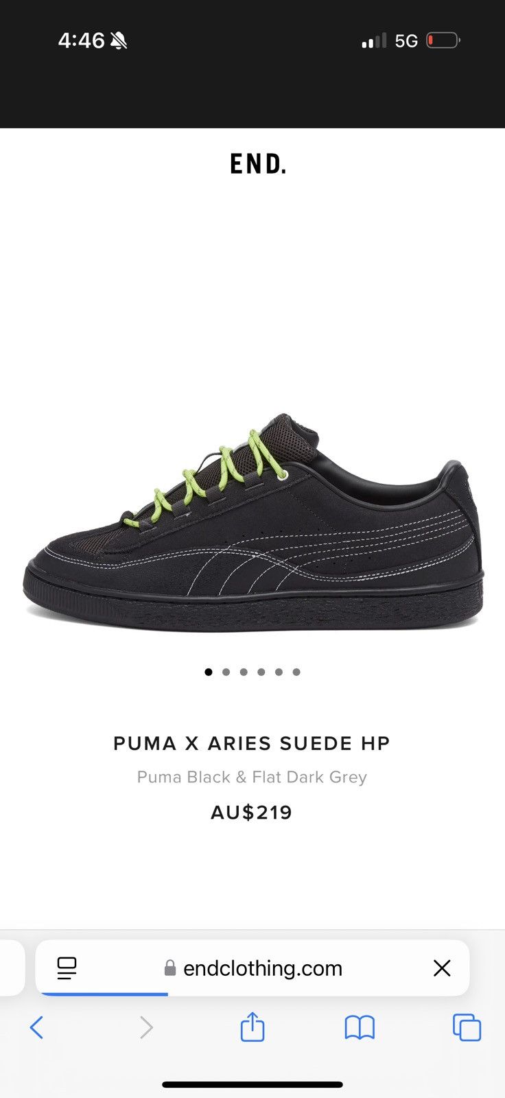 Aries × Puma PUMA X ARIES SUEDE HP Size US 9 / EU 42 - 6 Thumbnail