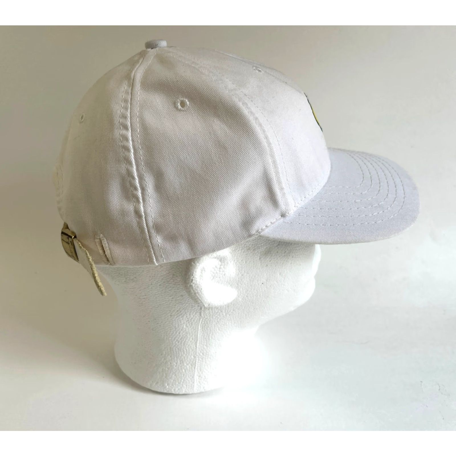 American Needle VINTAGE Masters Golf American Needle Strapback Hat Adult One Size White Cotton Canvas Adjustable Men Men's Sport, Golf, 90s Size ONE SIZE - 6 Thumbnail