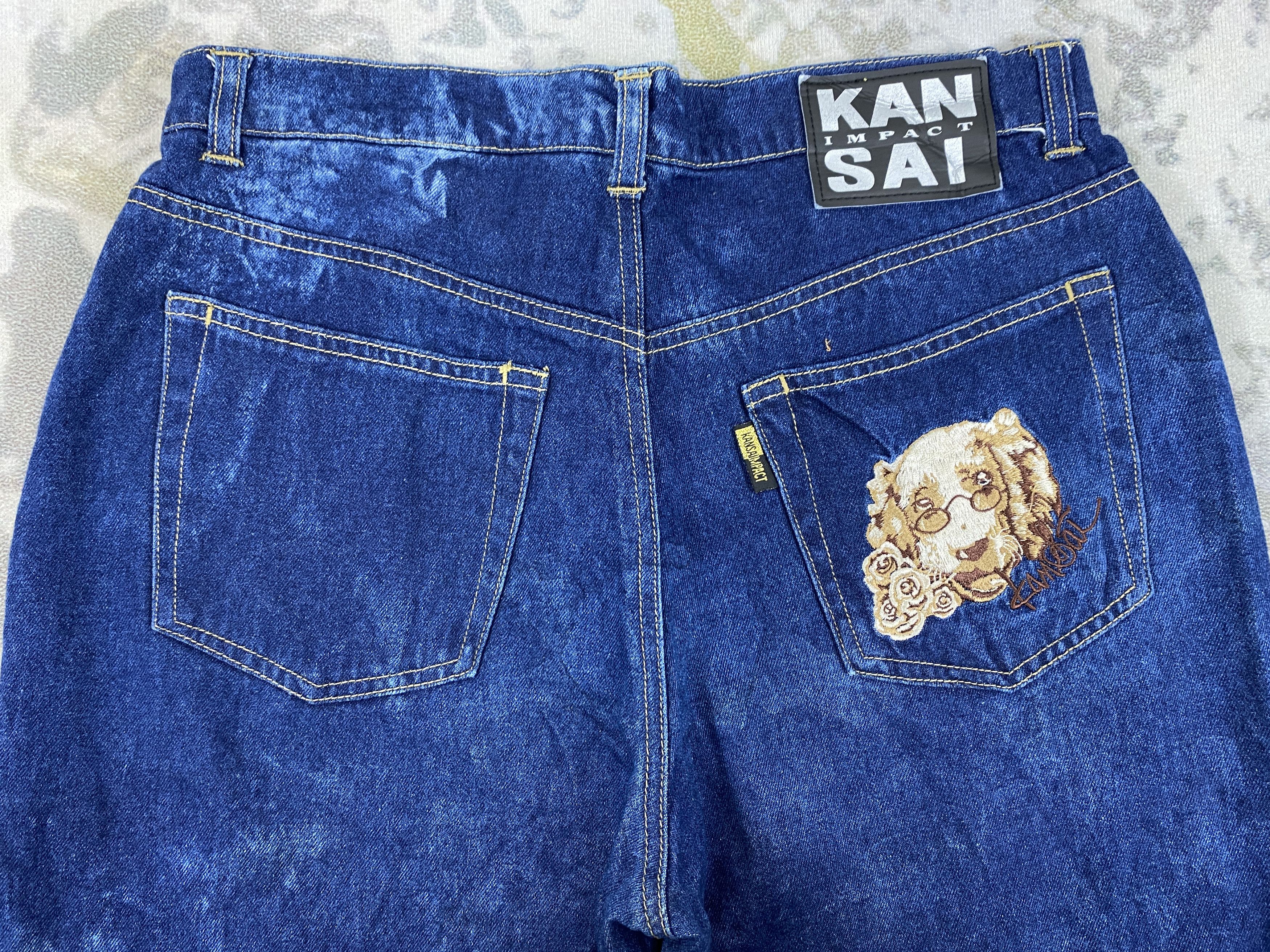 Other Vintage Kansai Impact Jeans 31x25.5 Denim- JN3774 Size US 31 - 4 Thumbnail