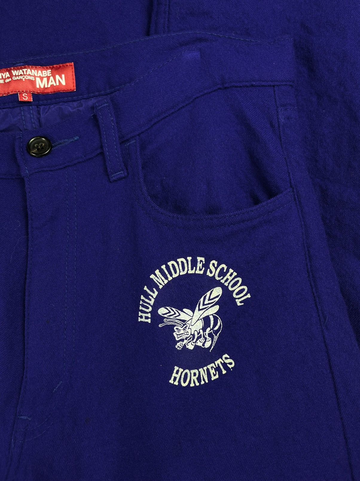 Junya Watanabe AW02 Junya Watanabe Levis Hull Middle School Hornets Pants Size US 32 / EU 48 - 3 Thumbnail