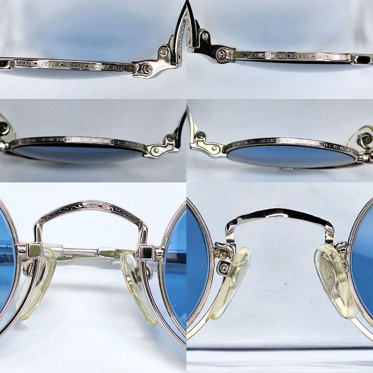 Other NICOLE 2171 Mitsuhiro Matsuda Steampunk Round Glasses Size ONE SIZE - 9 Thumbnail