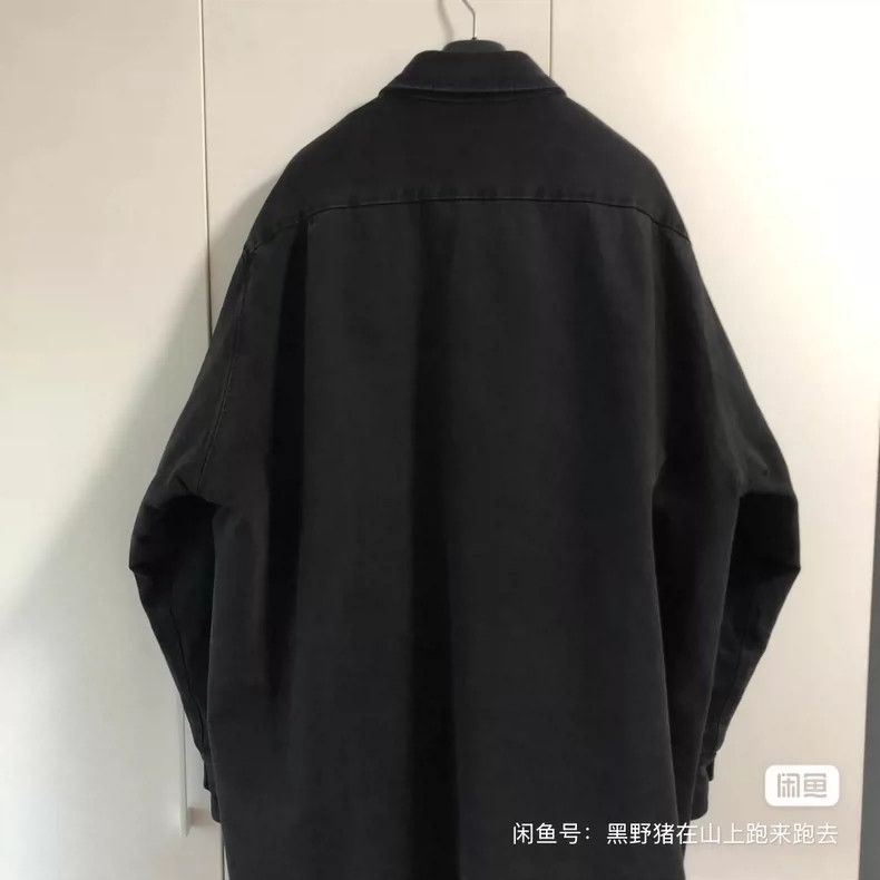 Raf Simons Raf Simons Cotton-splied loose denim multi-pocket shirt Size US S / EU 44-46 / 1 - 2 Thumbnail