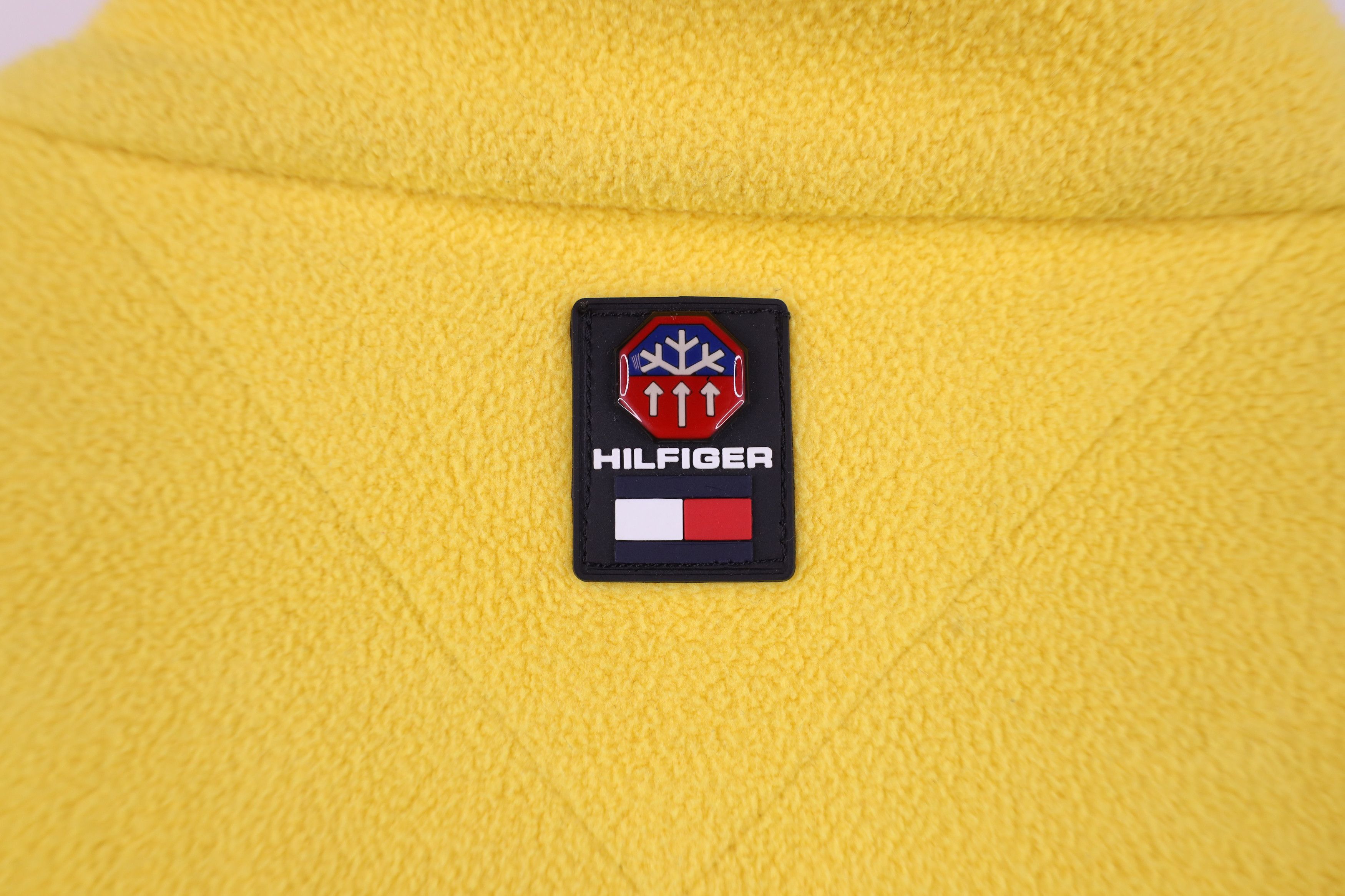 Tommy Hilfiger Vintage Tommy Hilfiger Full Zip Fleece Vest Jacket Yellow Size US L / EU 52-54 / 3 - 12 Thumbnail