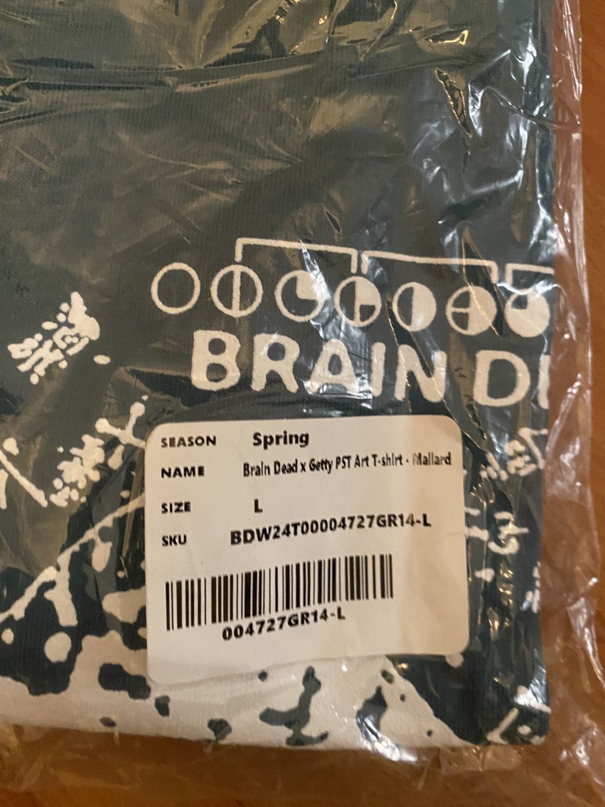 Brain Dead Brand New Brain Dead Getty PST ART Tee Size US L / EU 52-54 / 3 - 4 Thumbnail