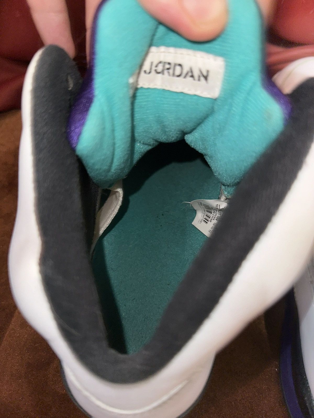 Jordan Brand × Nike Nike Air Jordan 5 Retro Grape 2012 Sneaker Grail Size US 11 / EU 44 - 8 Thumbnail