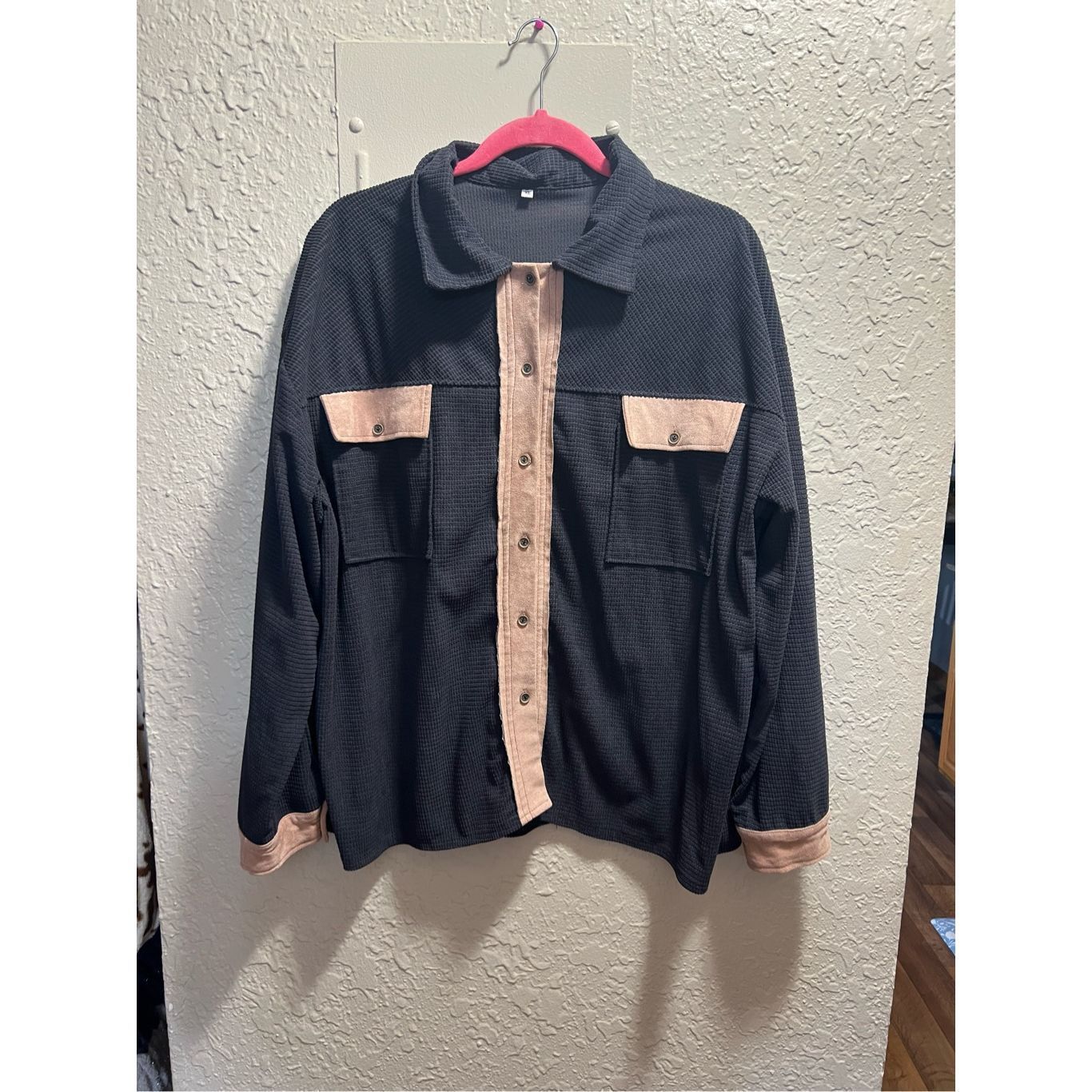 Other Grey Full Button Up Top Woman’s Size XL Size XL / US 12-14 / IT 48-50 - 1 Thumbnail