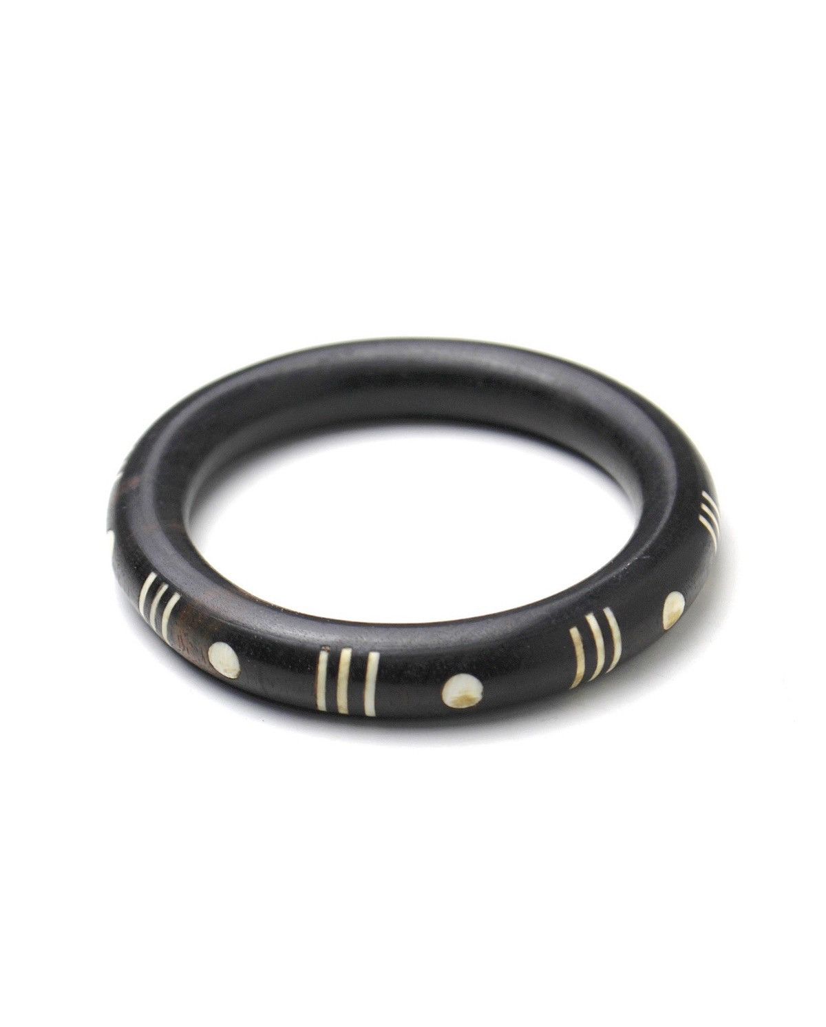 Vintage 2000S JAPANESE HANDMADE WOODEN INLAY BRACELET Size ONE SIZE - 3 Thumbnail