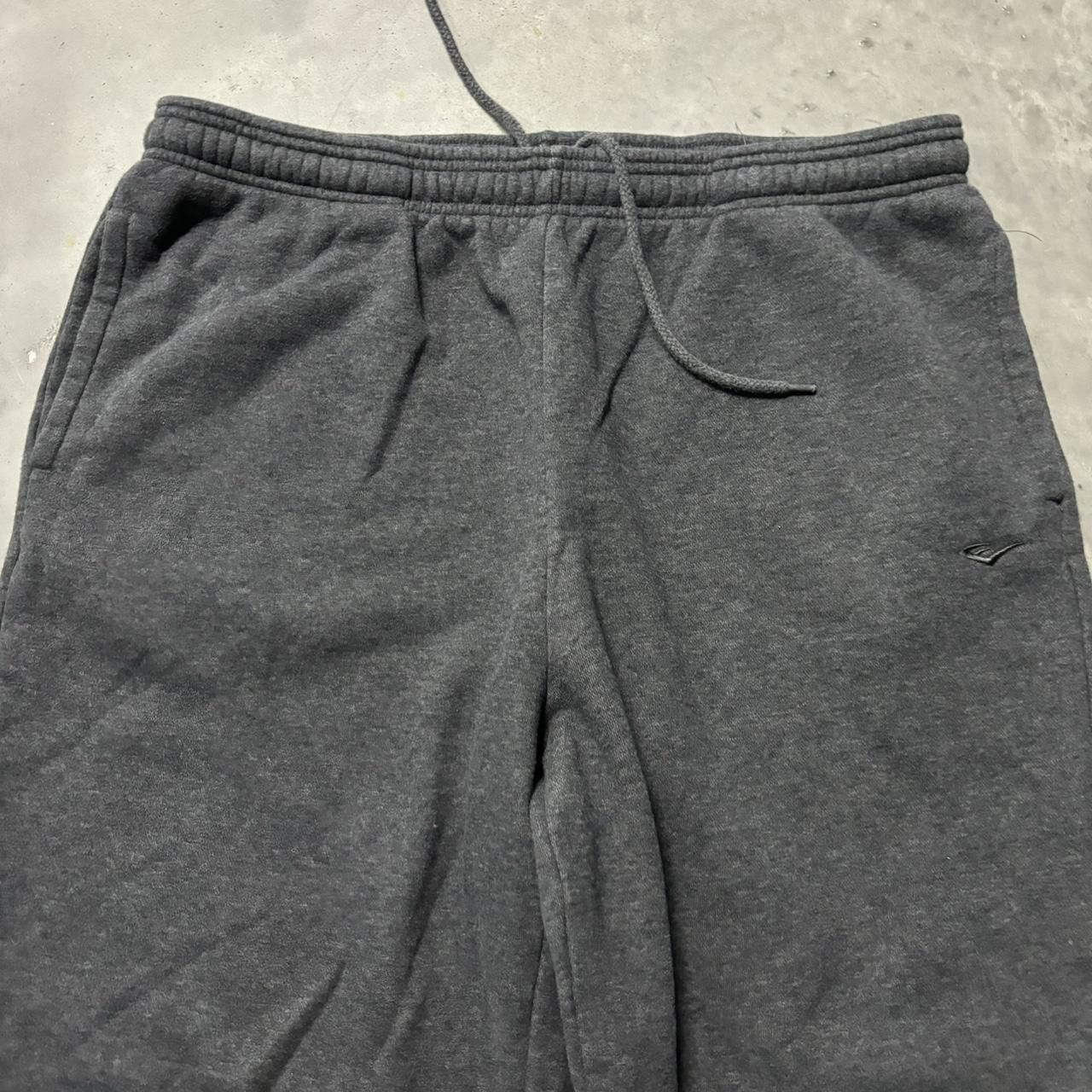 Japanese Brand × Vintage Crazy Vintage Y2K/2000s Baggy Dark Grey Skater Essential Sweatpants! Size US 36 / EU 52 - 4 Thumbnail