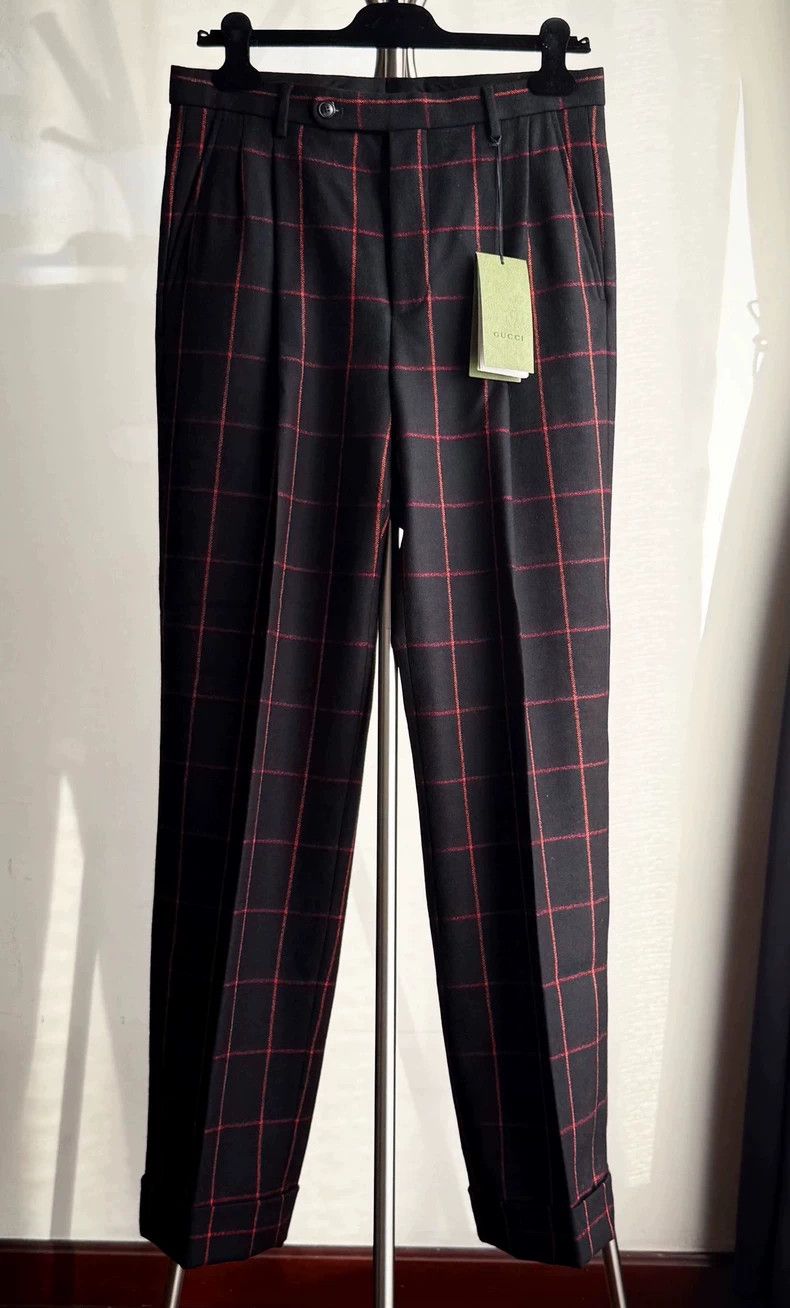 Gucci Gucci 24SS spring and summer show suit pants Size 48R - 1 Thumbnail