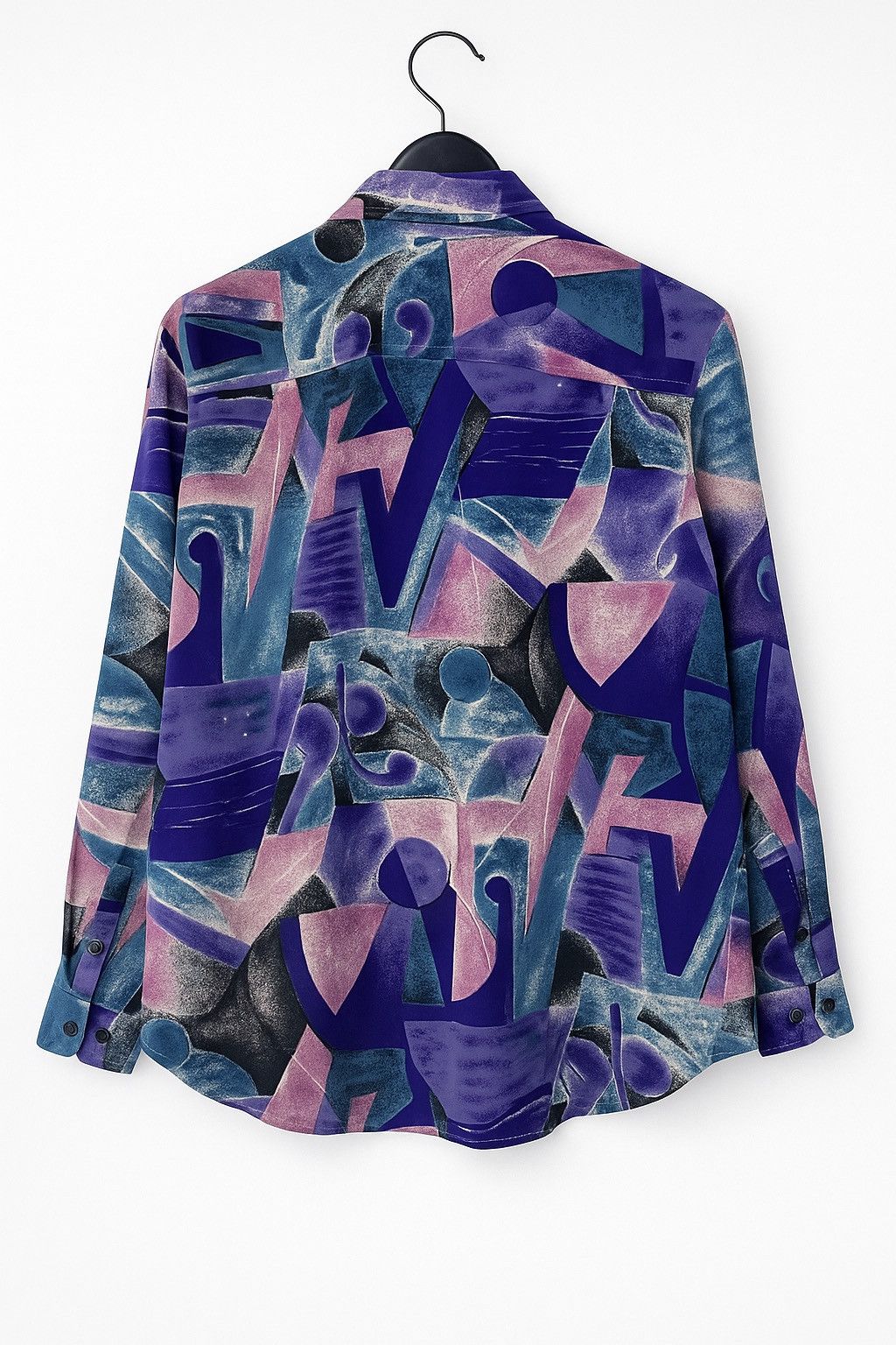 Japanese Brand Vintage 1980s Jony Borey Abstract Geometric Shirt Retro Size US L / EU 52-54 / 3 - 2 Thumbnail