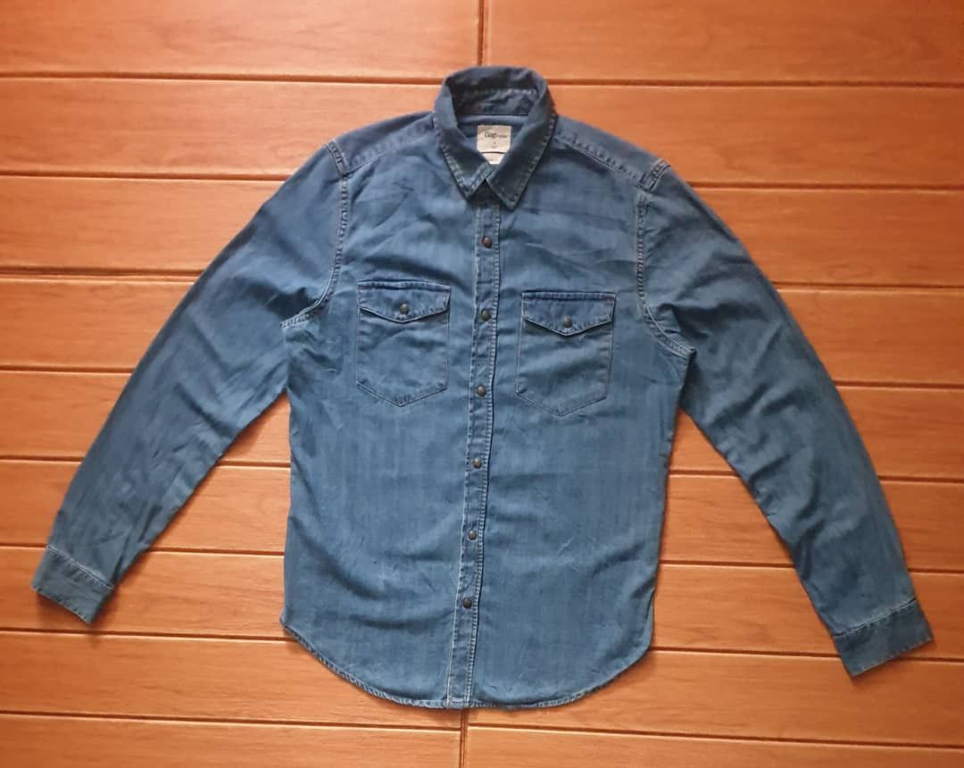 Gap Gap stonewash western shirt Size US M / EU 48-50 / 2 - 1 Thumbnail