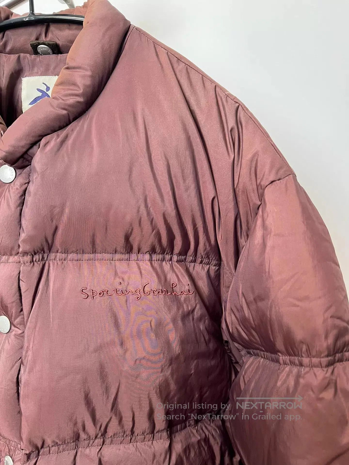 Issey Miyake Brown Puffer Jacket with Button Front and Pockets - M. Size US M / EU 48-50 / 2 - 3 Thumbnail