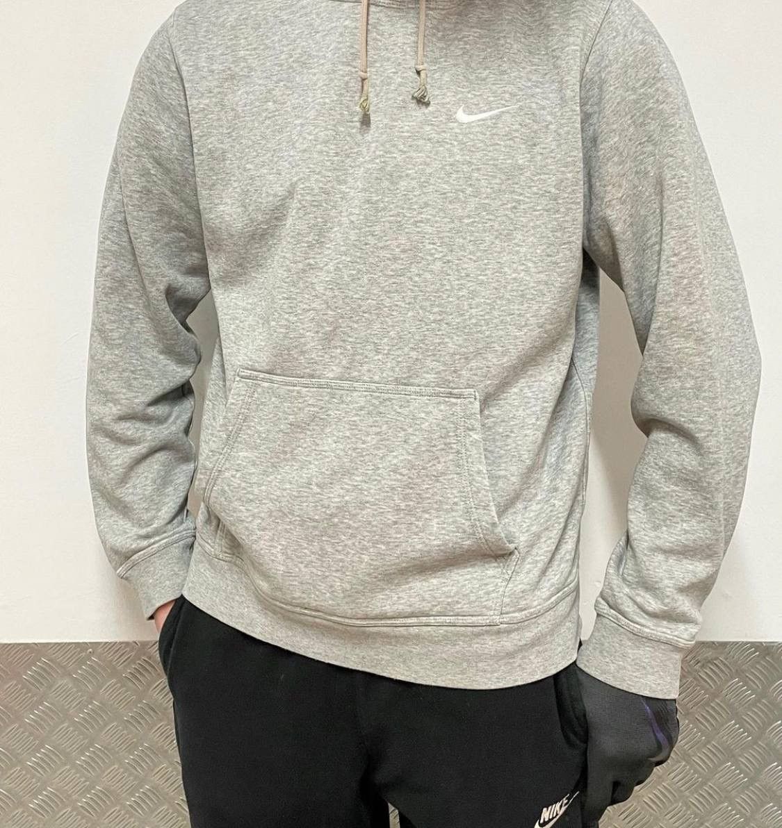 Vintage Nike Hoodie Grey Small Swoosh Logo