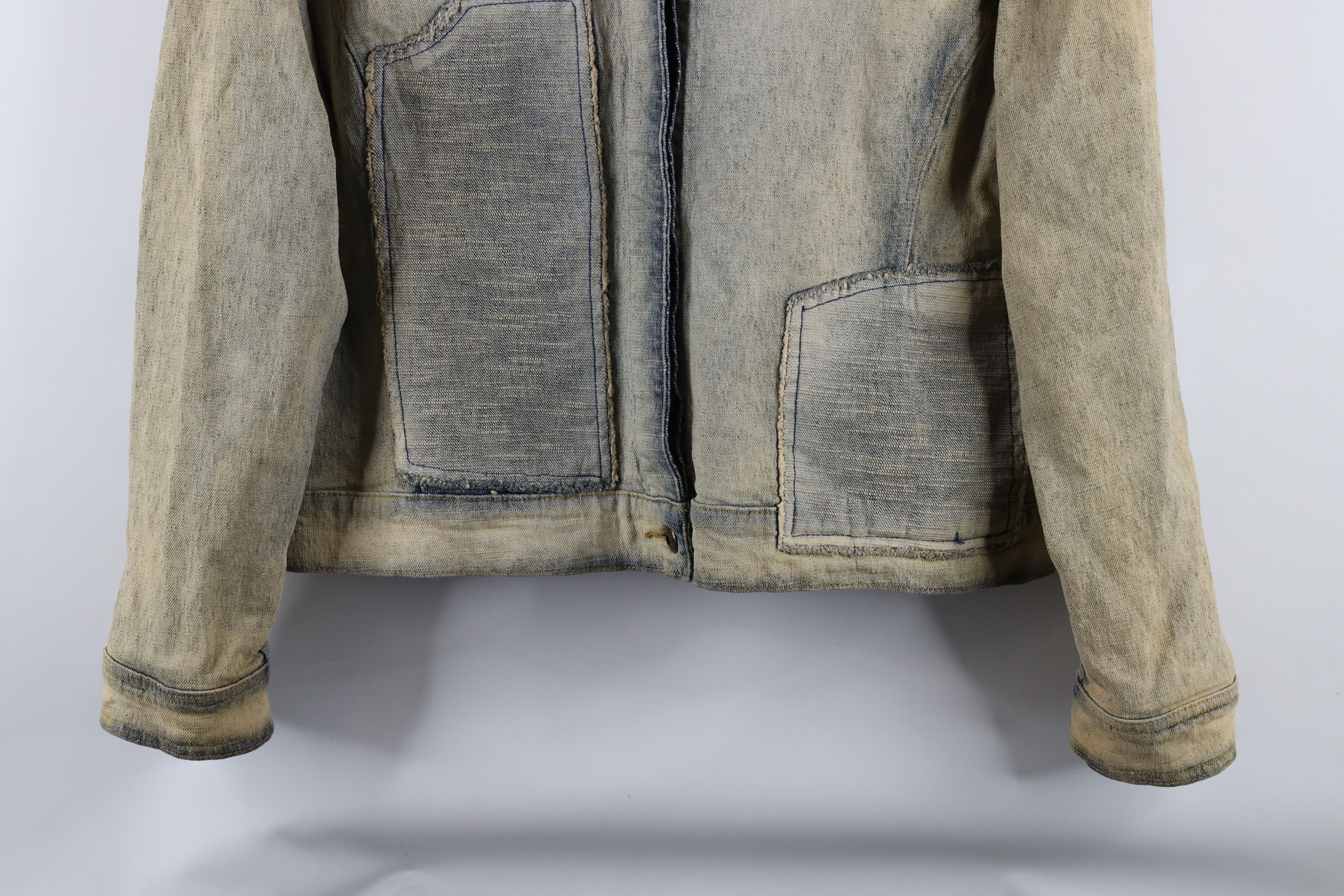 Fubu × Vintage Vintage FUBU Spell Out Stretch Denim Jean Trucker Jacket Size XL / US 12-14 / IT 48-50 - 3 Thumbnail