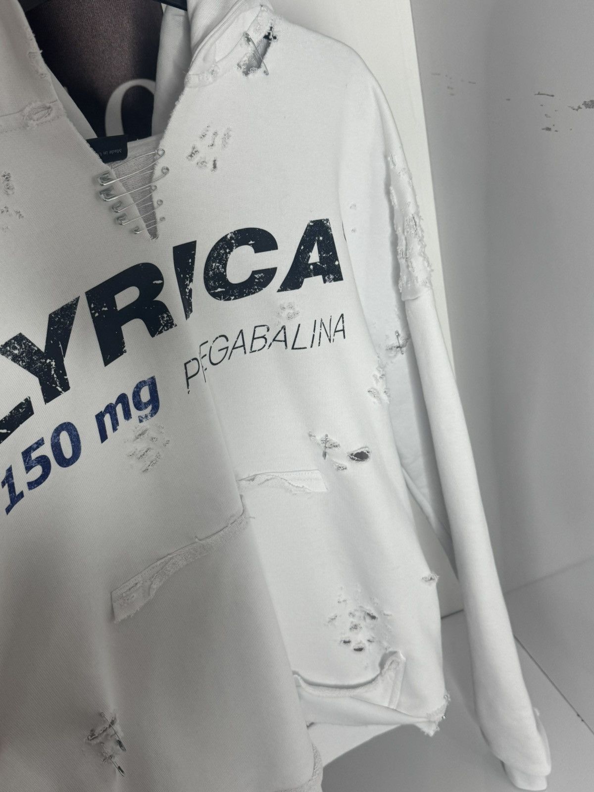 Other ✅Utopia Project 25 Hard Distressed Lyrica 150mg Hoodie 1/1 Size US L / EU 52-54 / 3 - 4 Thumbnail