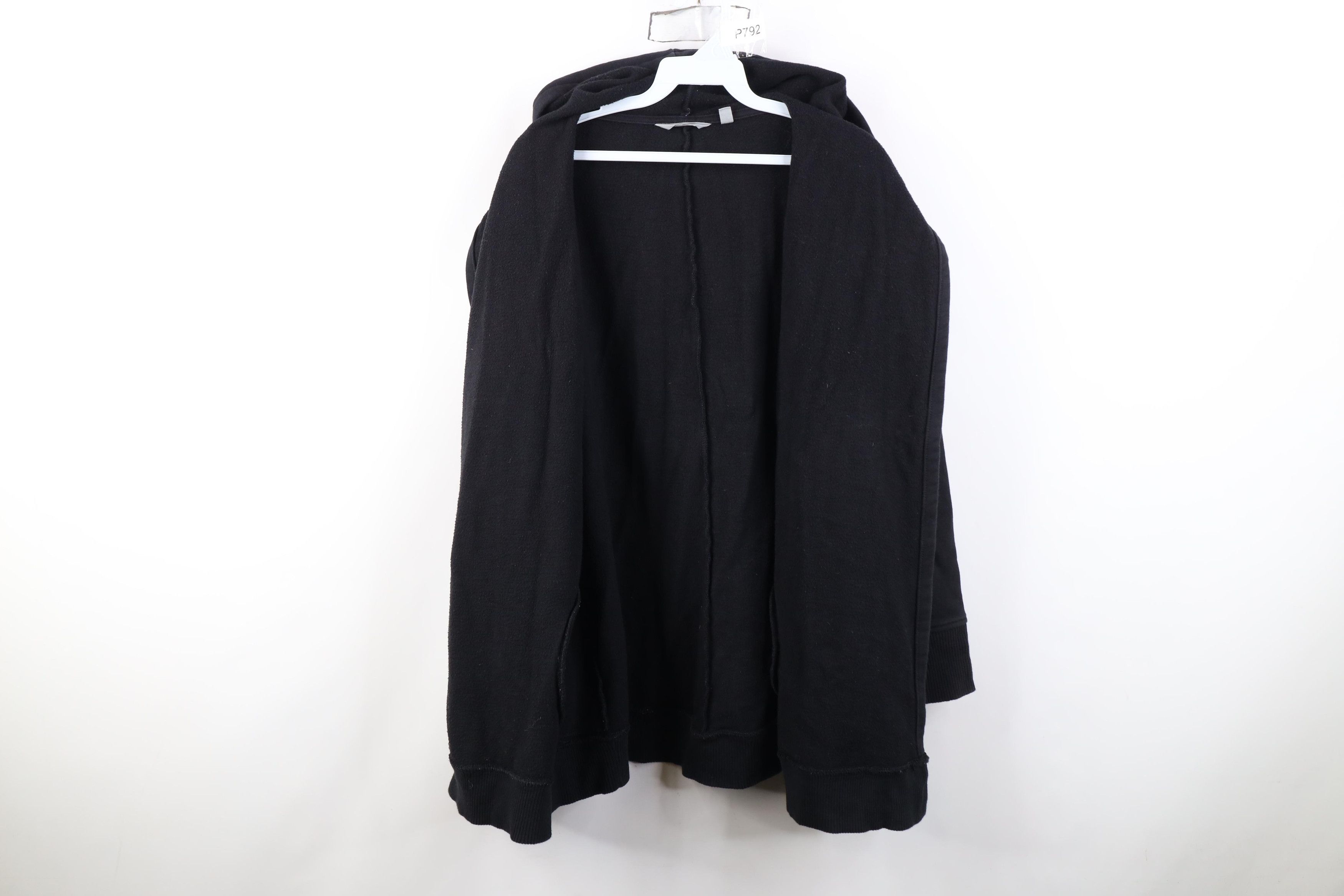 Athleta Athleta Prajna Wrap Open Front Hoodie Sweatshirt Black Size S / US 4 / IT 40 - 9 Thumbnail