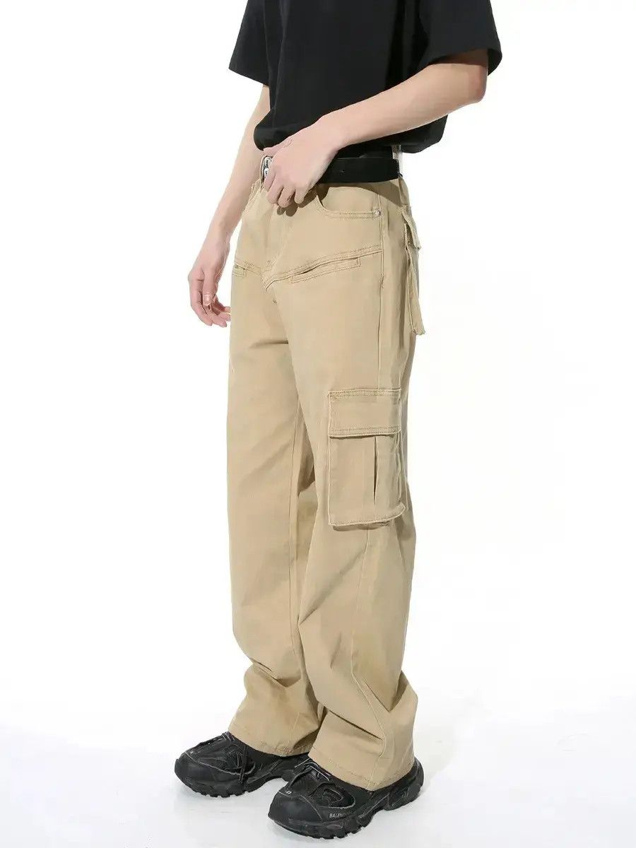 Japanese Brand Retro straight leg loose pocket jeans Size US 32 / EU 48 - 1 Thumbnail