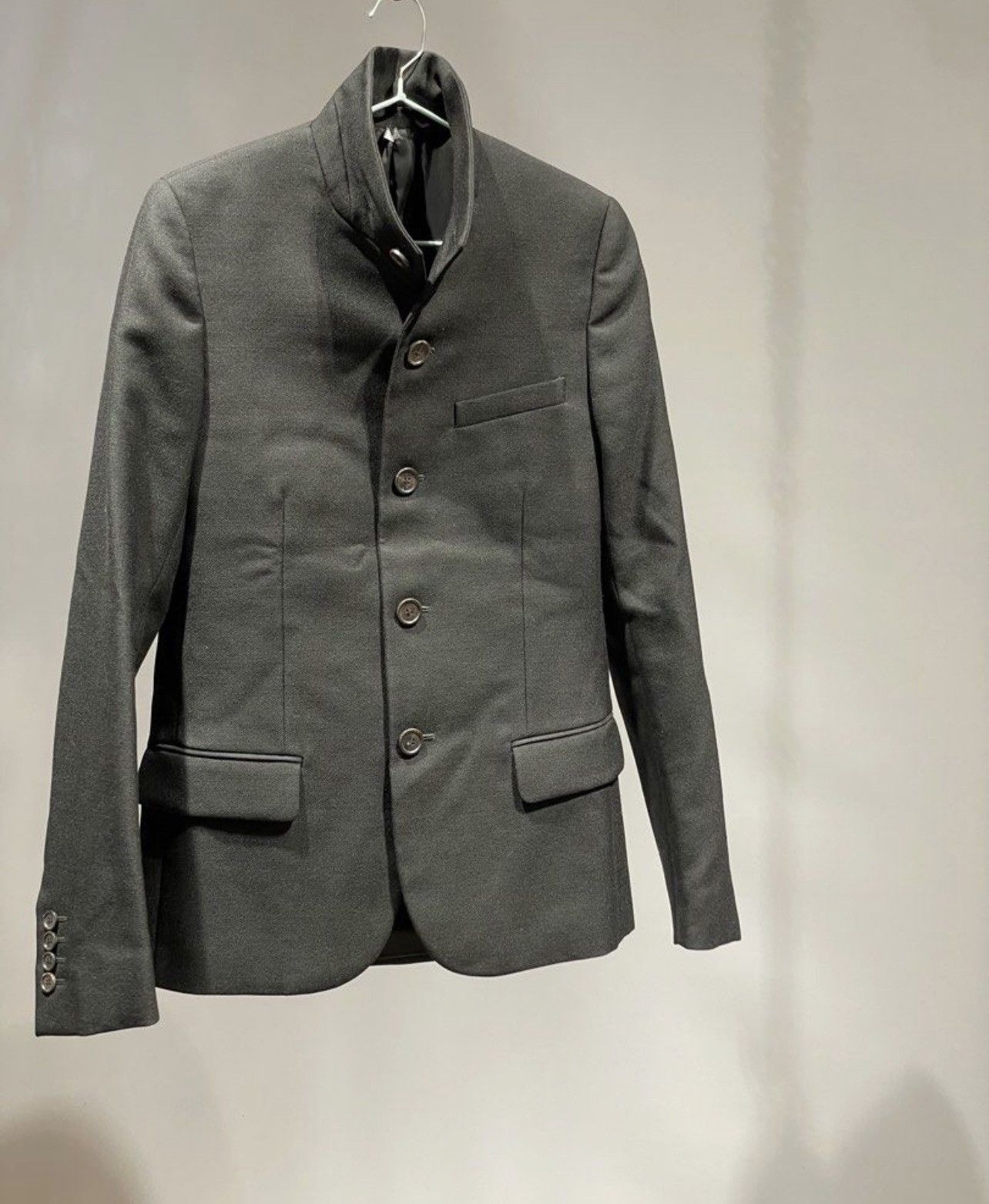 image of Dior Homme 2007Fw Blazer in Grey, Men's (Size Small)