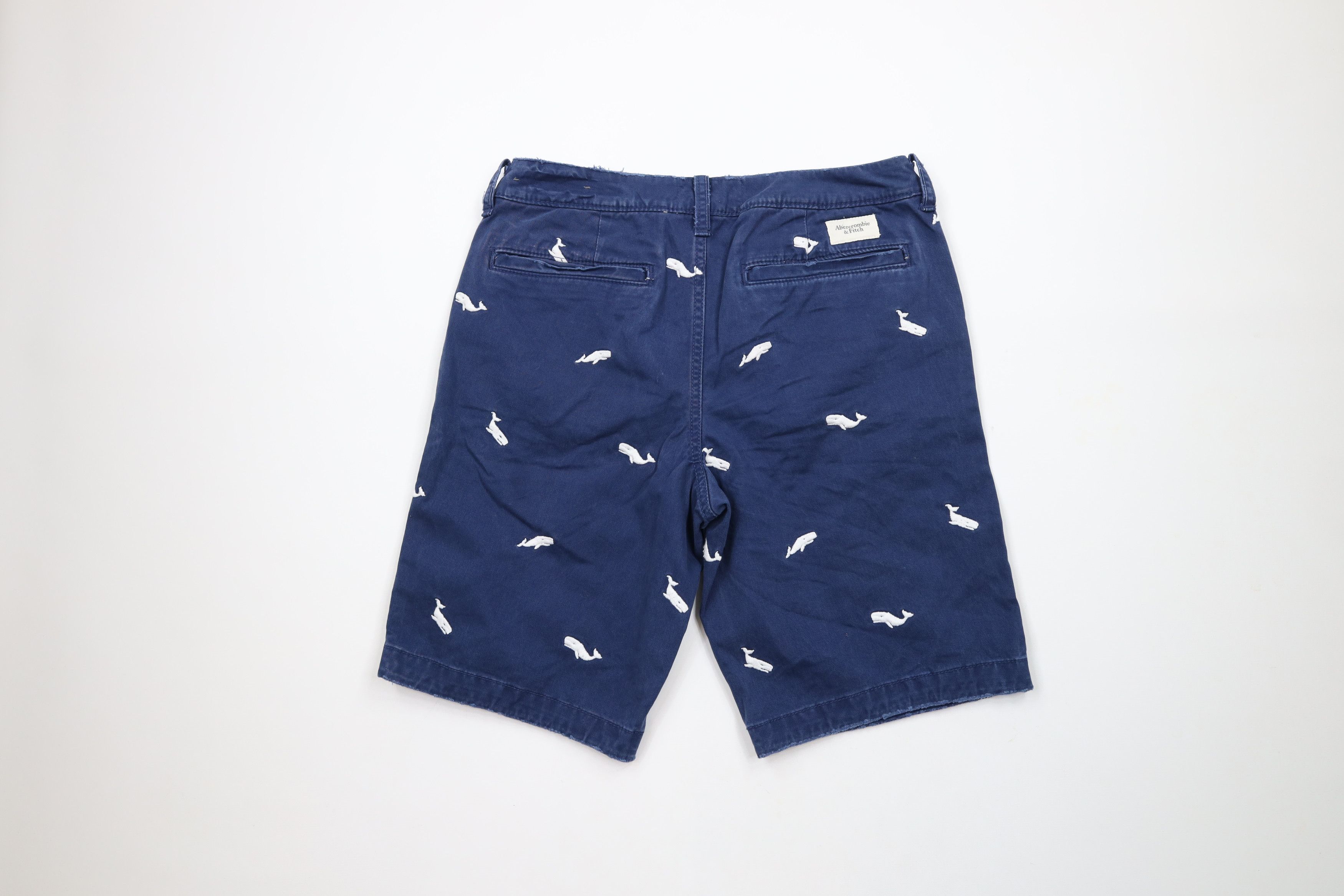 Abercrombie & Fitch × Vintage Vintage Y2K Abercrombie & Fitch Button Fly Above Knee Shorts Size US 31 - 10 Thumbnail