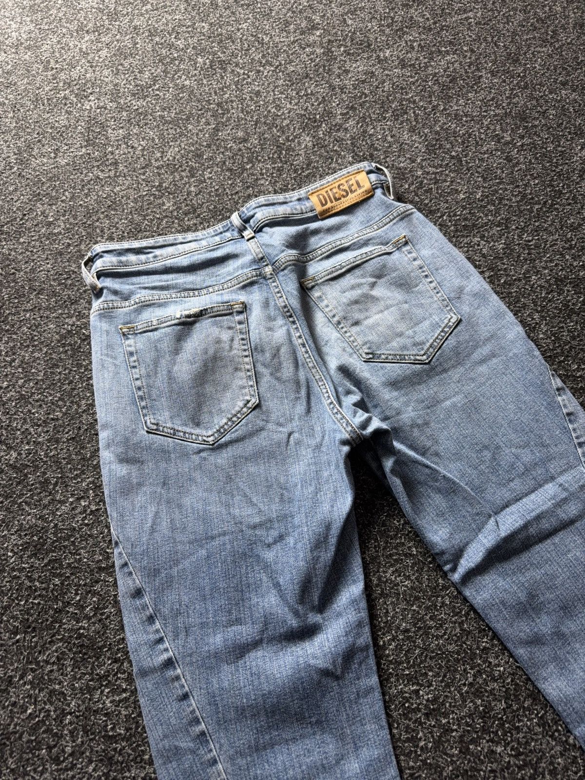 Diesel Luxury 00s Y2K Diesel D-Fayza Boyfriend Low Waist Jeans Size 27" / US 4 / IT 40 - 16 Thumbnail
