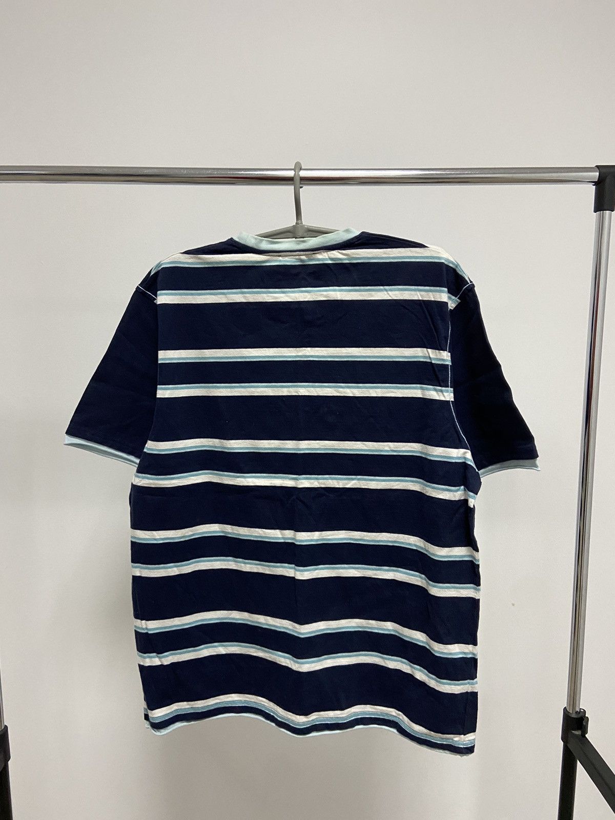 Vintage × Yves Saint Laurent Yves Saint Laurent T Shirt Vintage Luxury Y2K Strips Size US XL / EU 56 / 4 - 2 Thumbnail