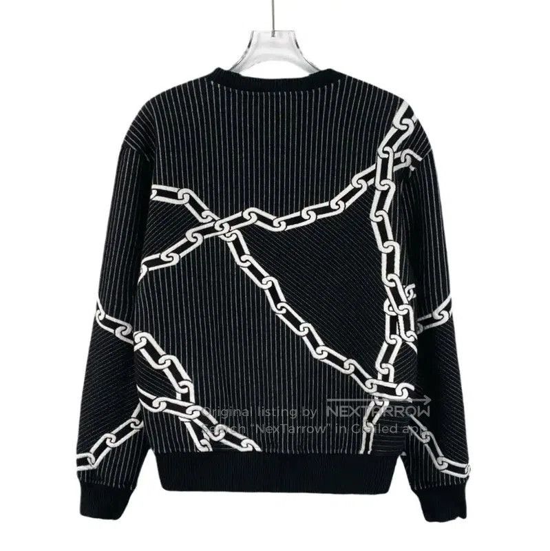 Louis Vuitton Louis Vuitton Black Cotton Knit Sweater . Size S / US 4 / IT 40 - 2 Thumbnail