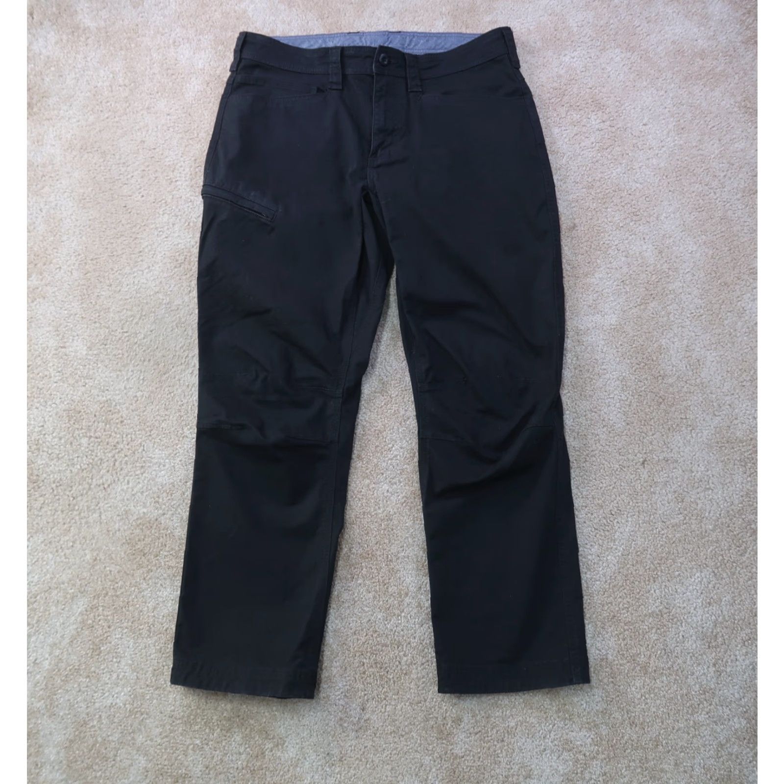 Vintage Duluth Trading Powercord Pants Men 34x32 Black Workwear Khakis 5-Pocket Regular Straight Belt Loops Size US 34 / EU 50 - 3 Thumbnail
