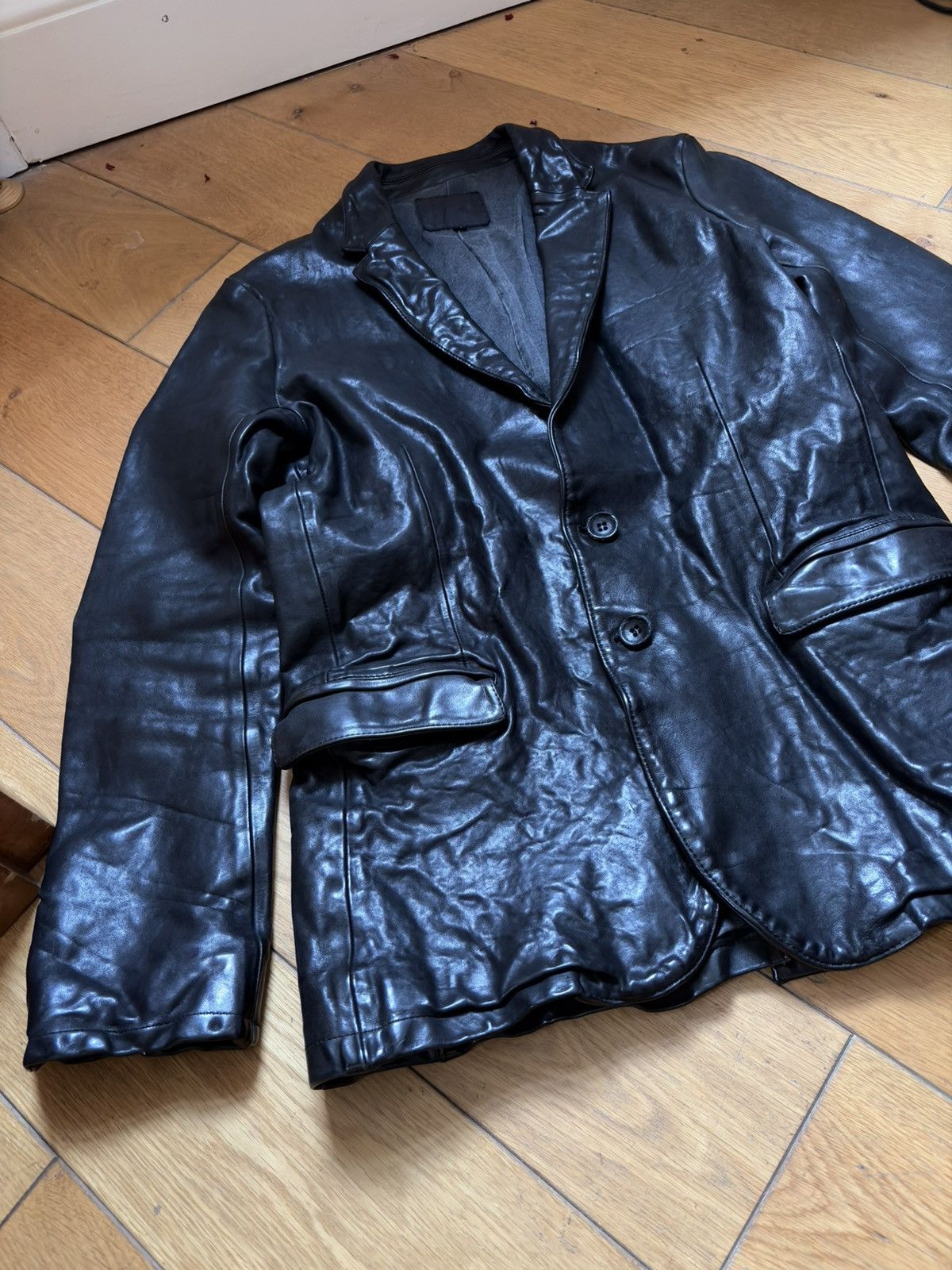 Isamu Katayama Backlash JP XL Italian Double Shoulder Garment Dyed Blazer Size US XL / EU 56 / 4 - 3 Thumbnail