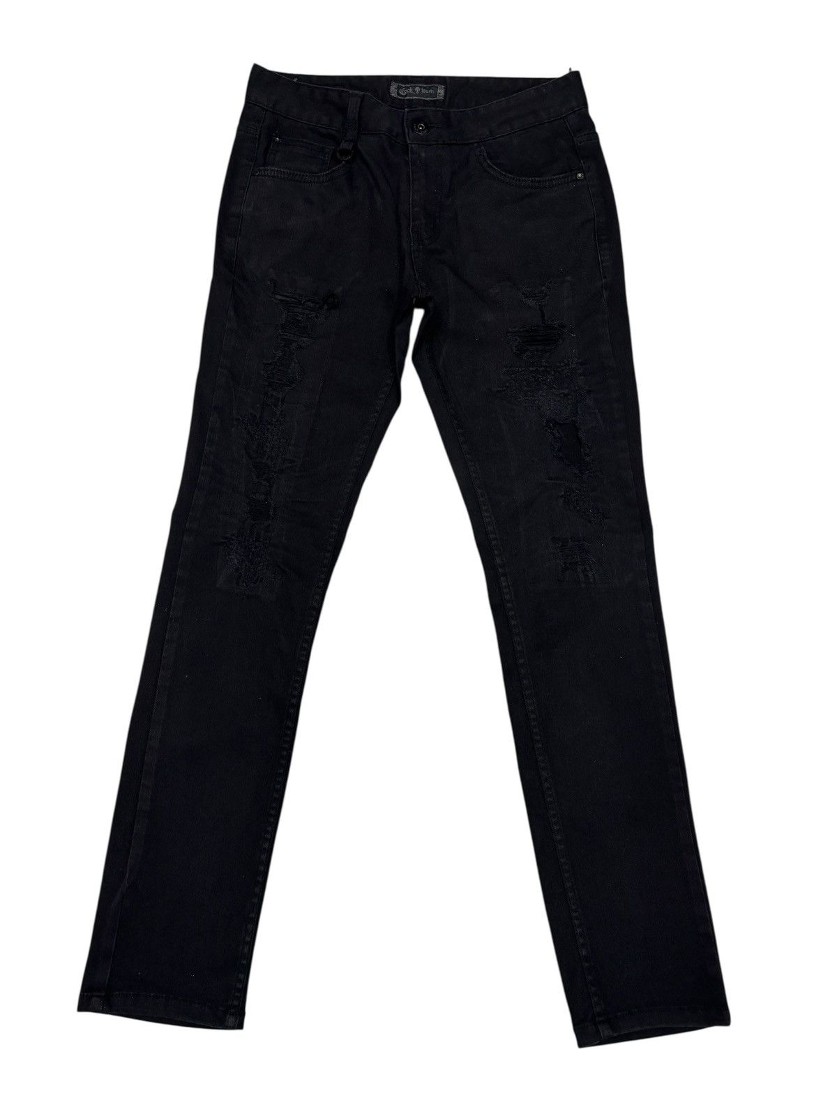 Cook Jeans Cook Jeans 🇯🇵 Distressed Slim Fit Jeans Size US 30 / EU 46 - 2 Thumbnail
